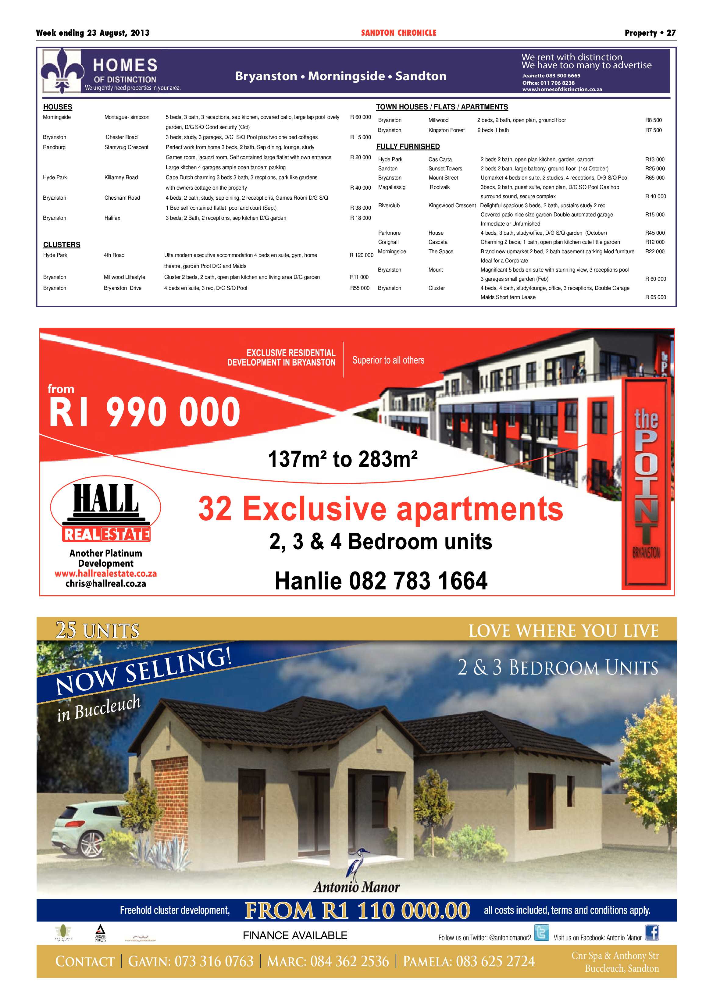 Sandton Chronicle 23 August 2013 page 51