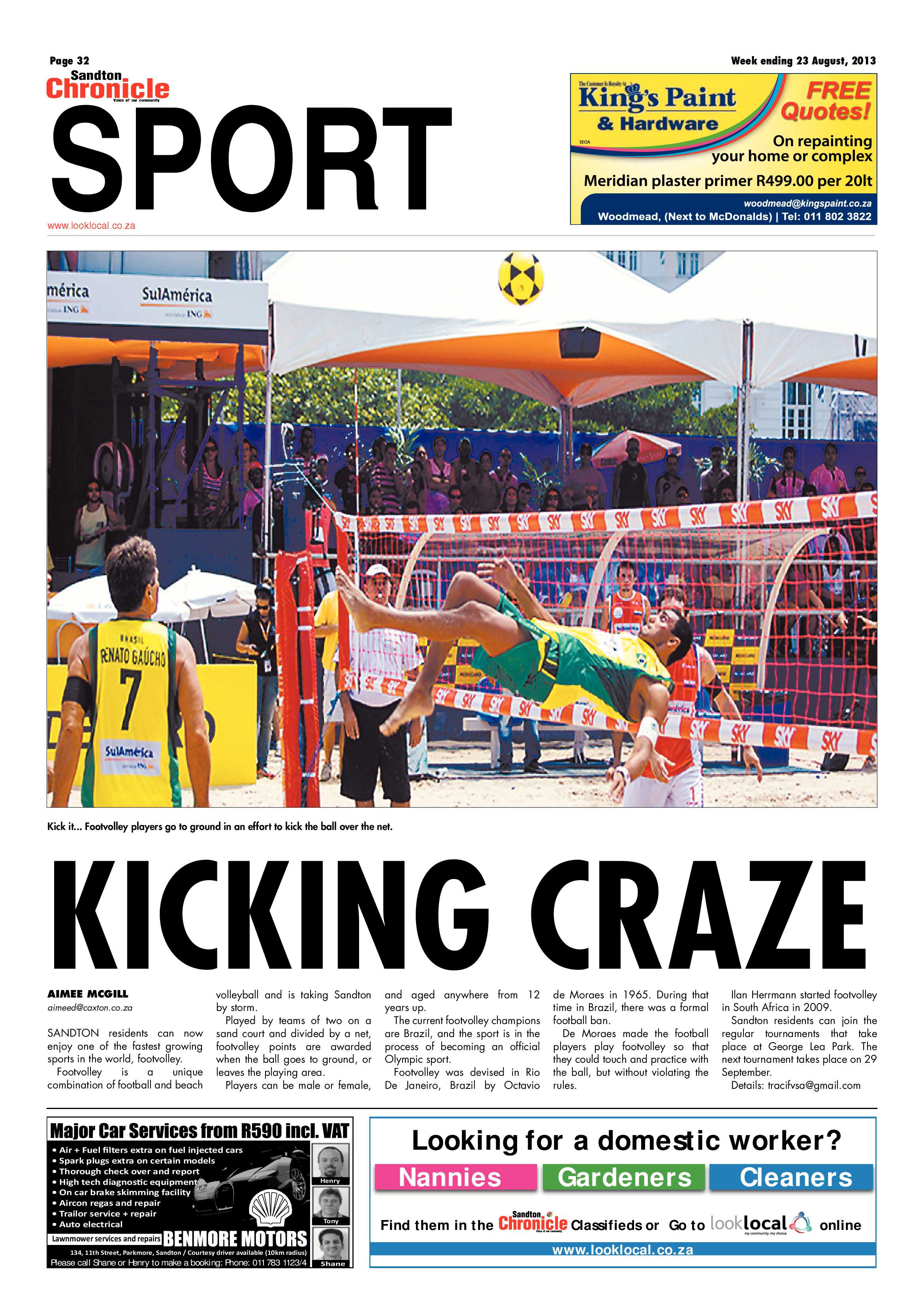 Sandton Chronicle 23 August 2013 page 56