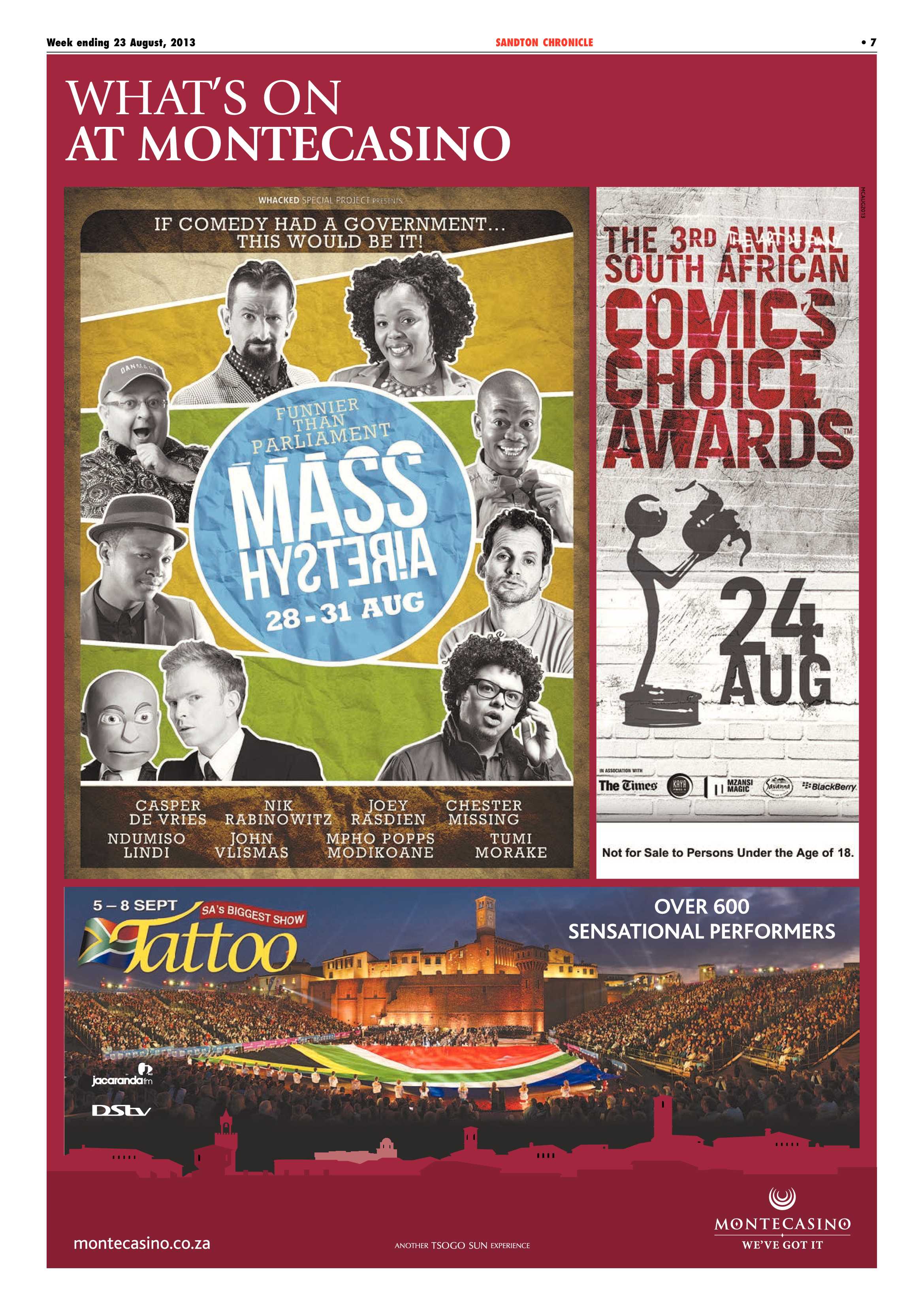Sandton Chronicle 23 August 2013 page 7