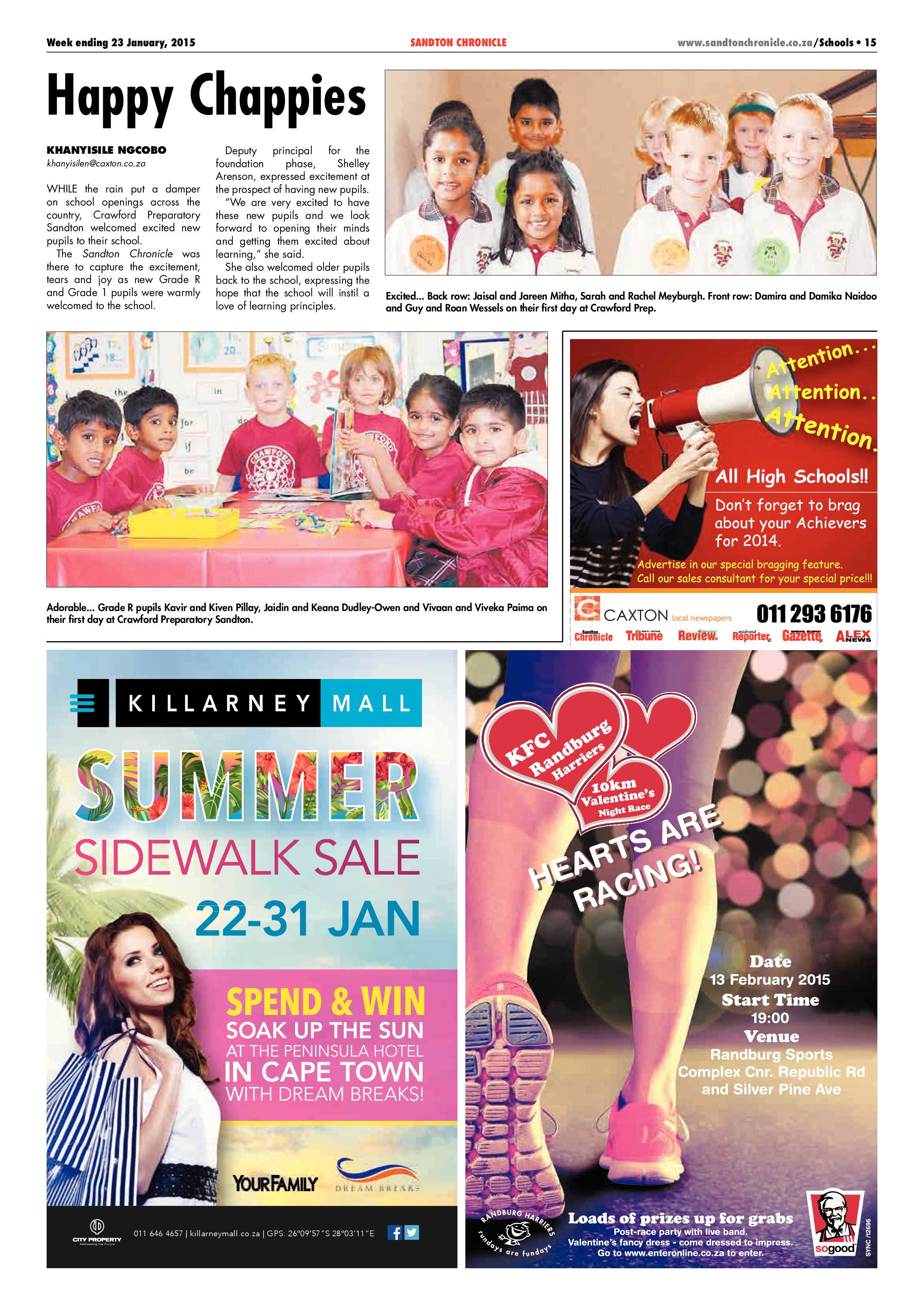 Sandton Chronicle 23 January 2015 page 27
