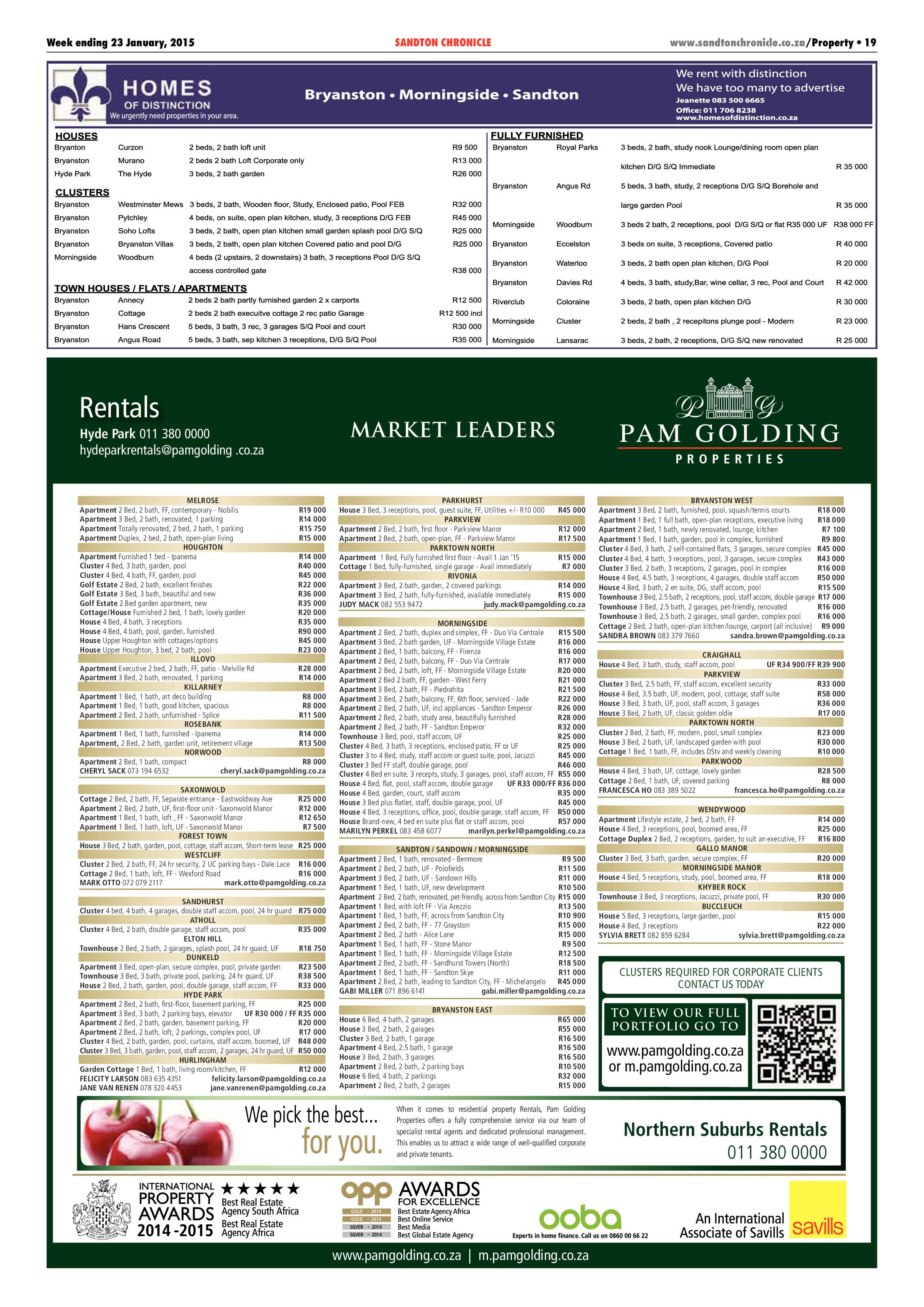 Sandton Chronicle 23 January 2015 page 31