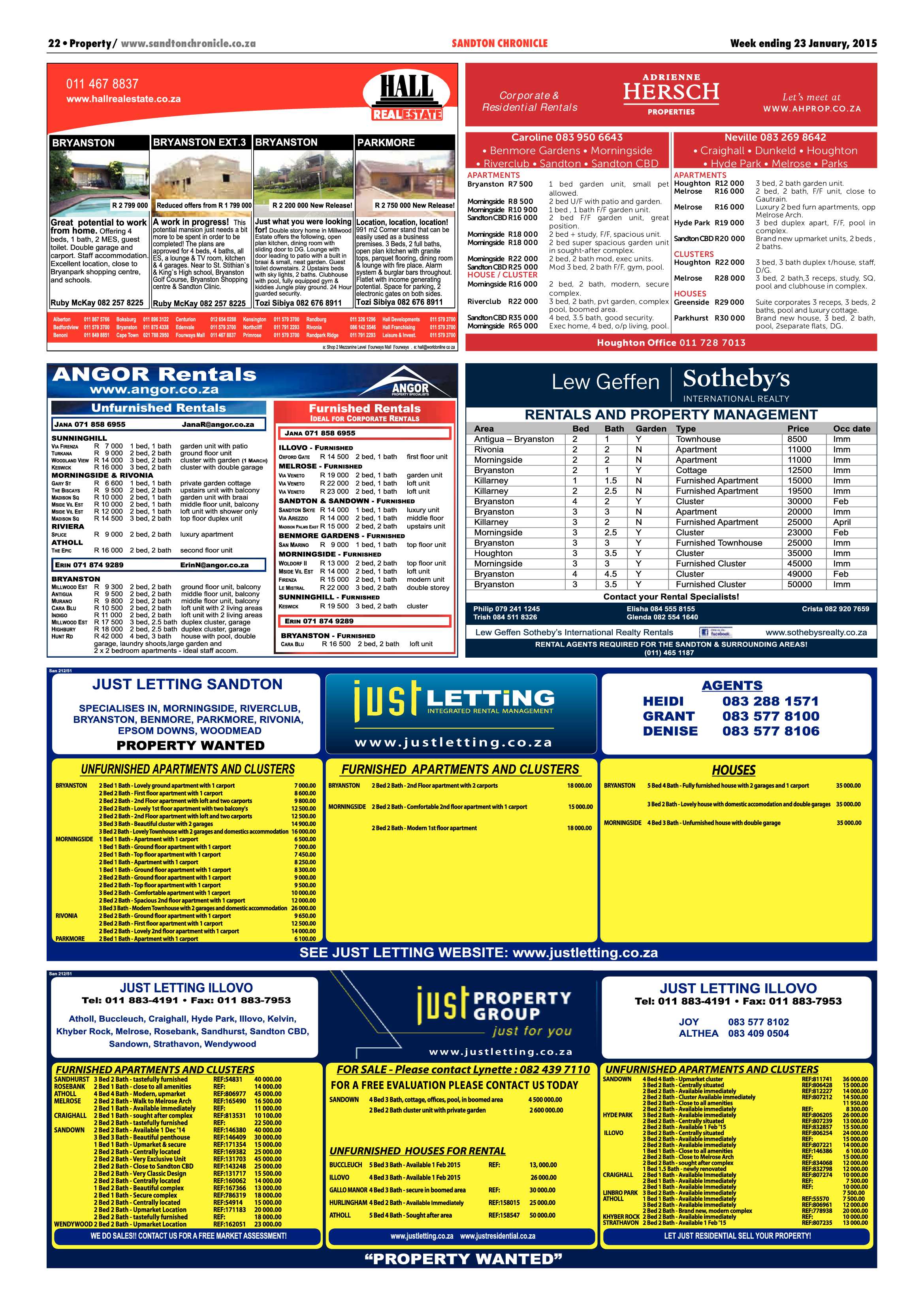 Sandton Chronicle 23 January 2015 page 34