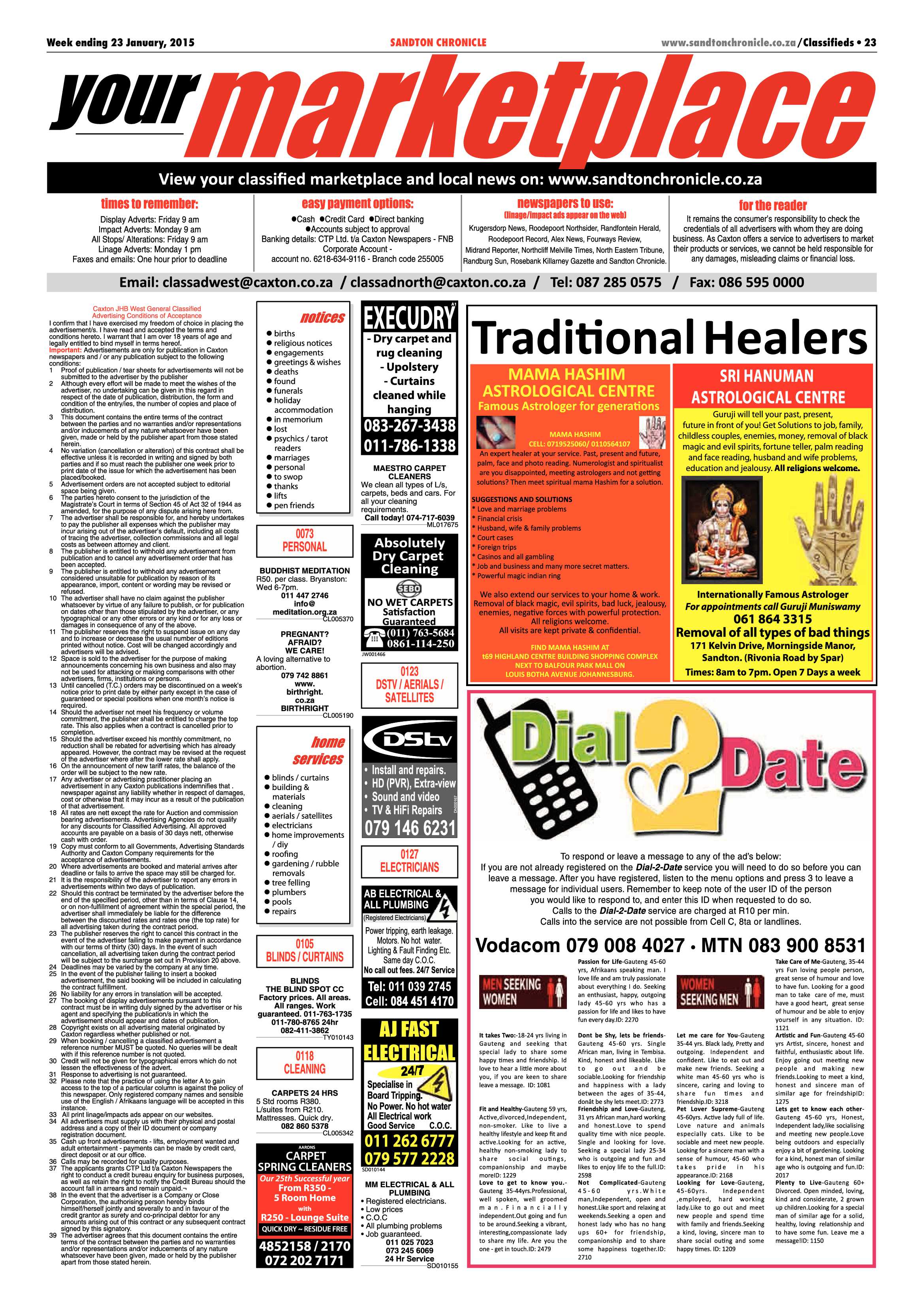 Sandton Chronicle 23 January 2015 page 35