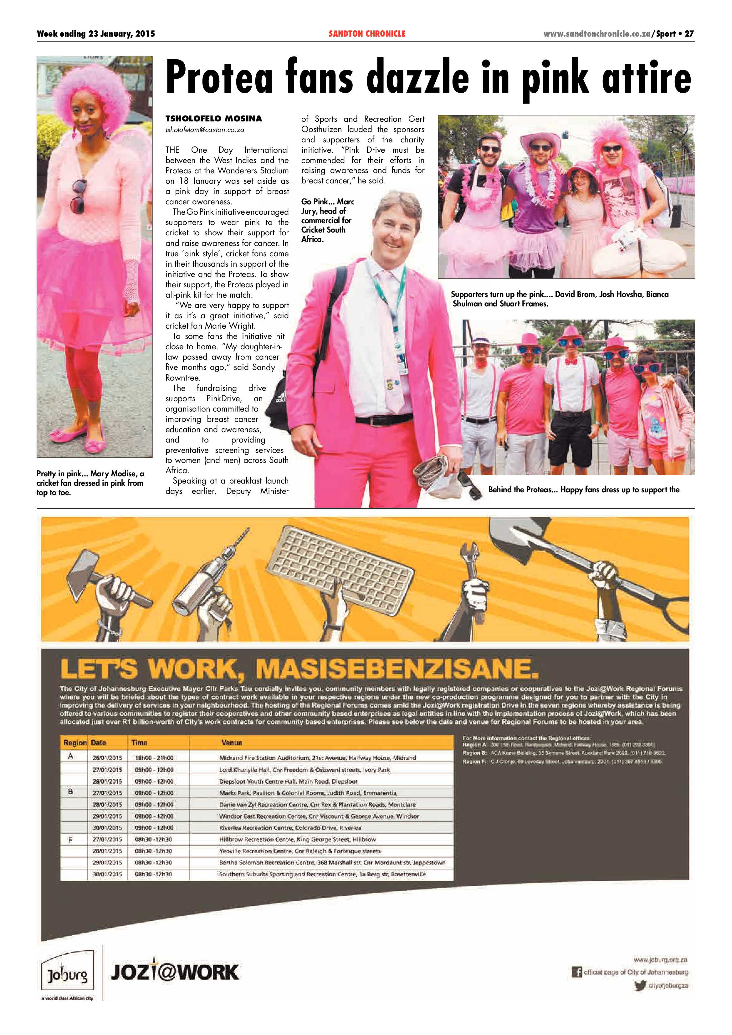 Sandton Chronicle 23 January 2015 page 39