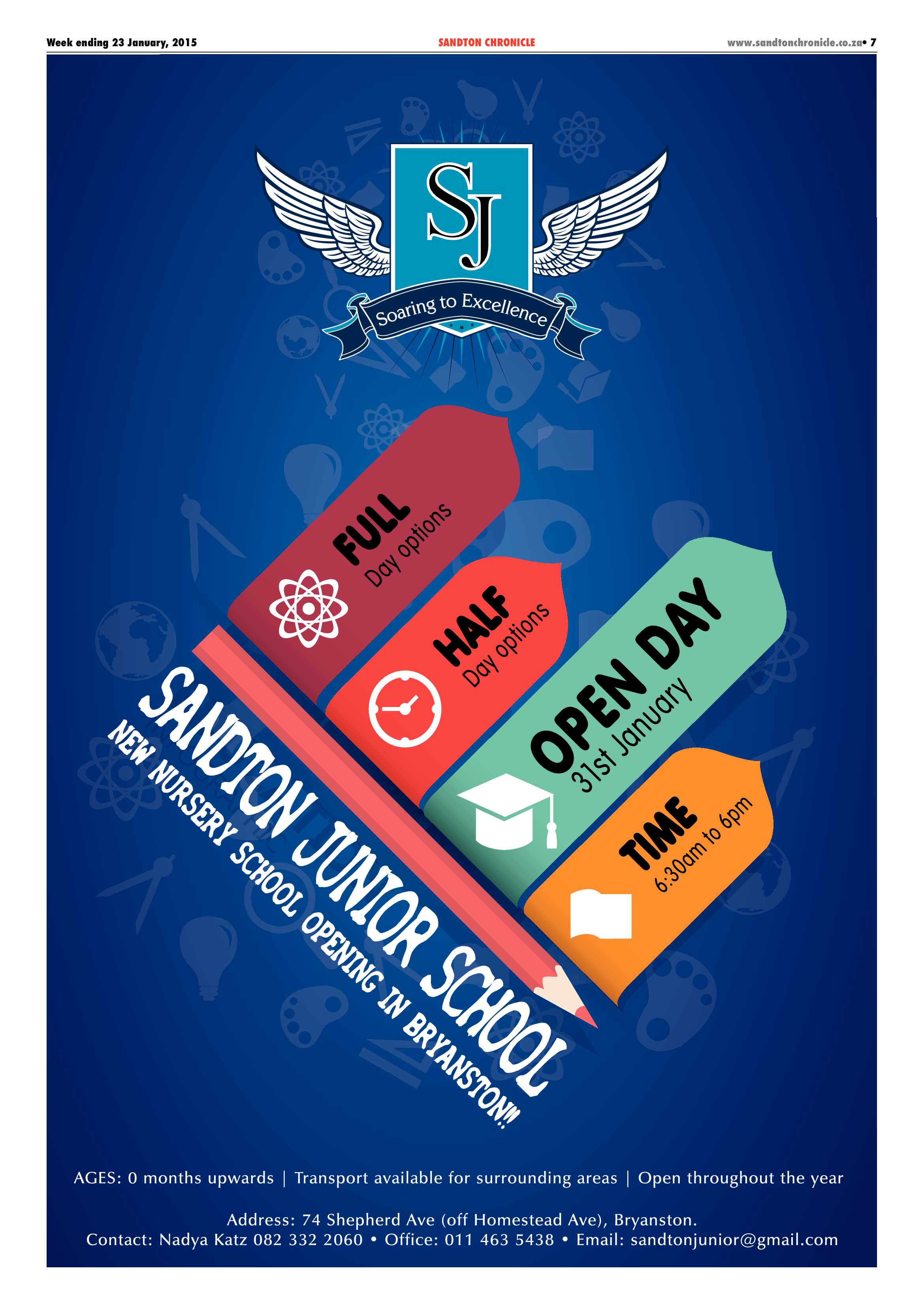 Sandton Chronicle 23 January 2015 page 7