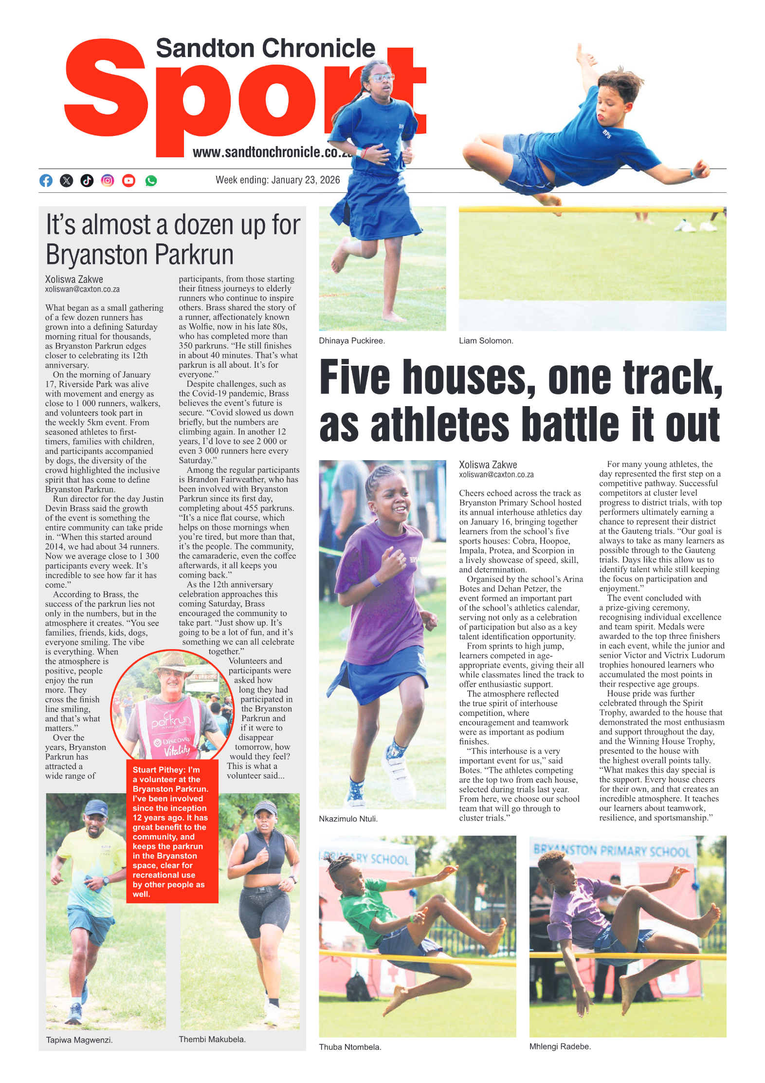 Sandton Chronicle 23 January 2026 page 20