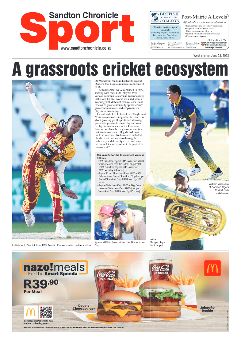 Sandton Chronicle 23 June 2023 page 16