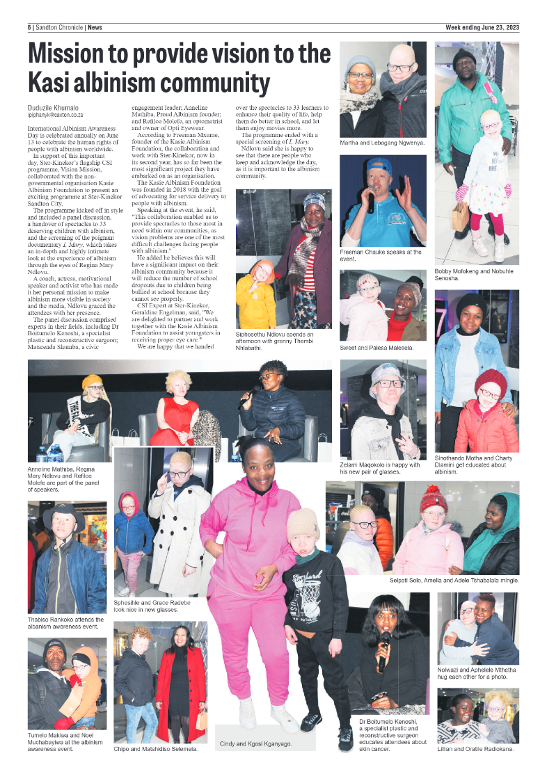 Sandton Chronicle 23 June 2023 page 6