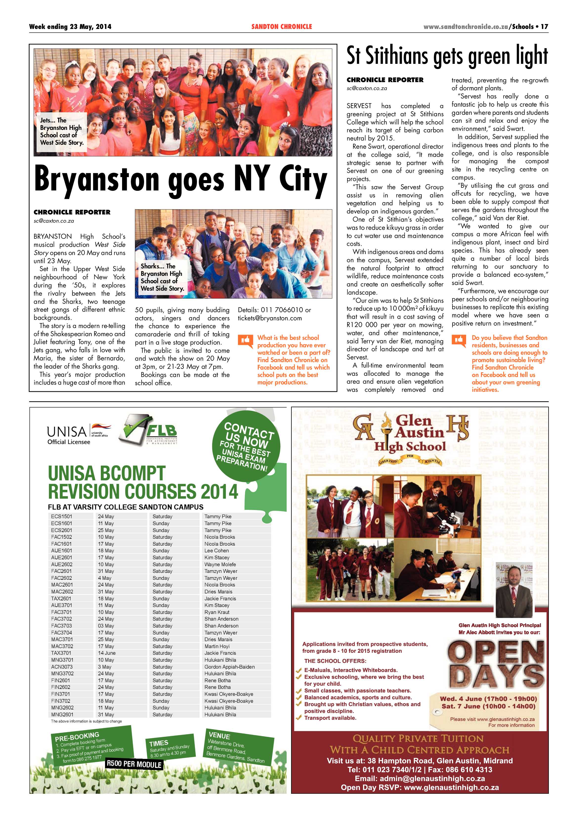 Sandton Chronicle 23 May 2014 page 17
