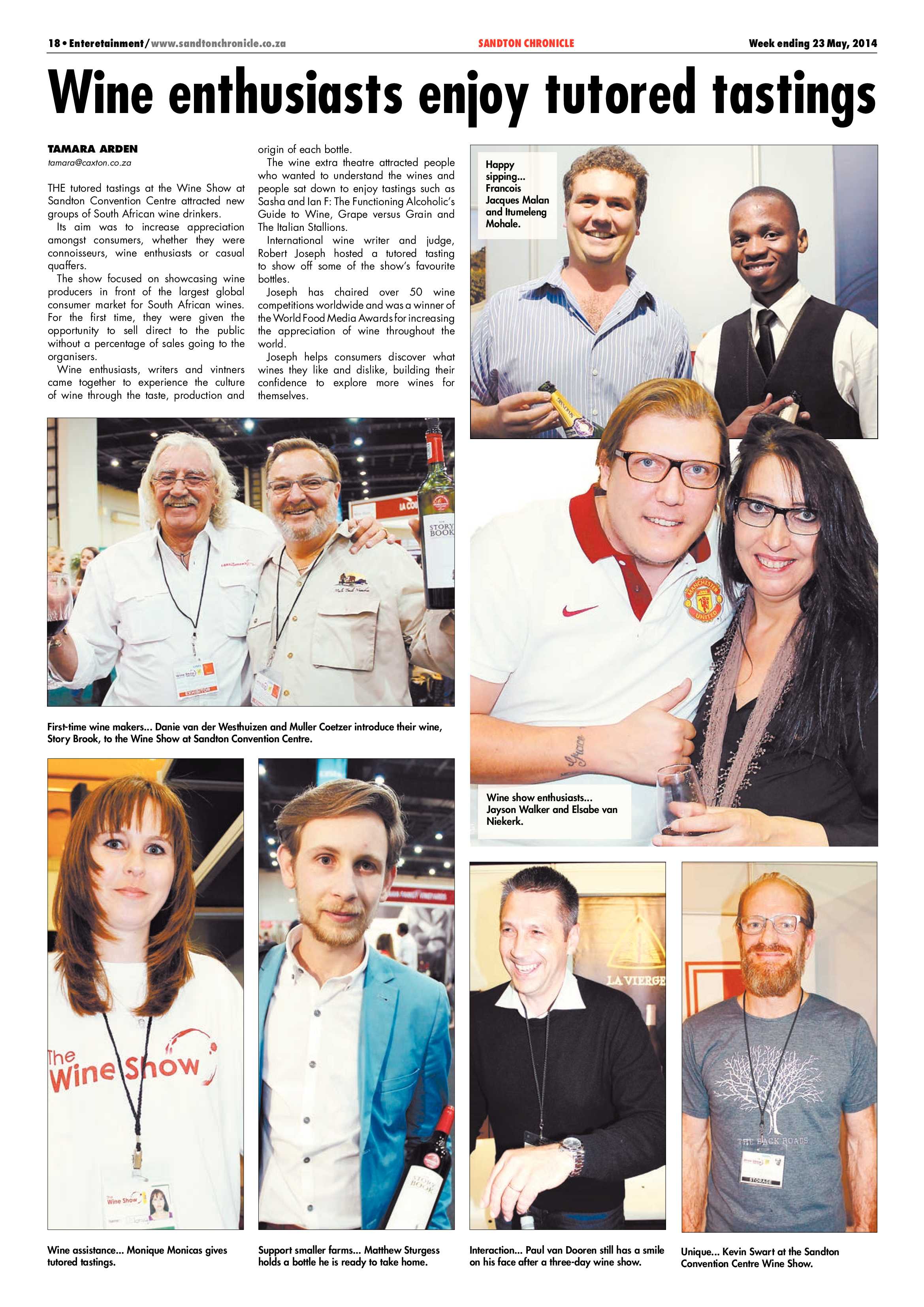 Sandton Chronicle 23 May 2014 page 18