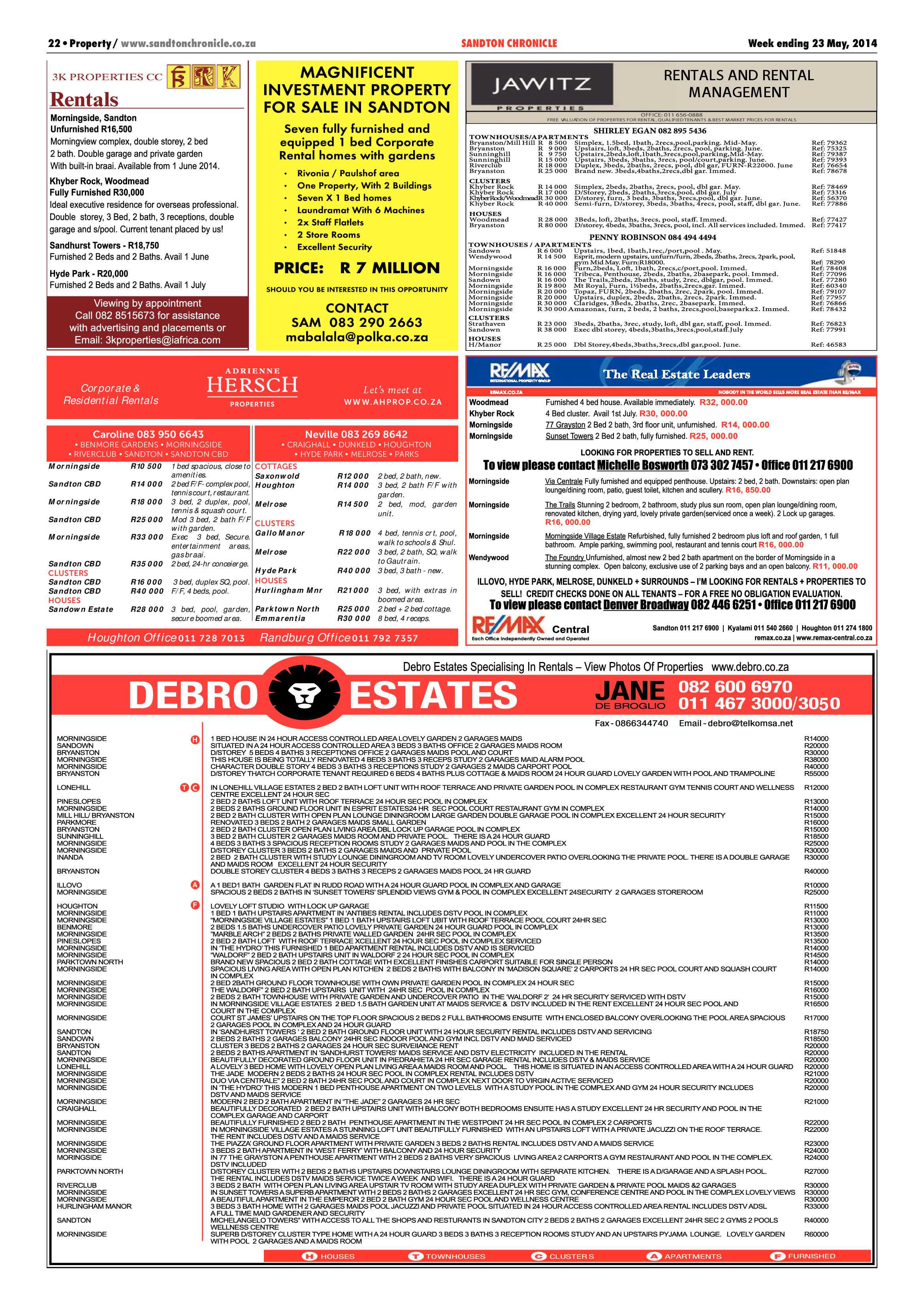 Sandton Chronicle 23 May 2014 page 22