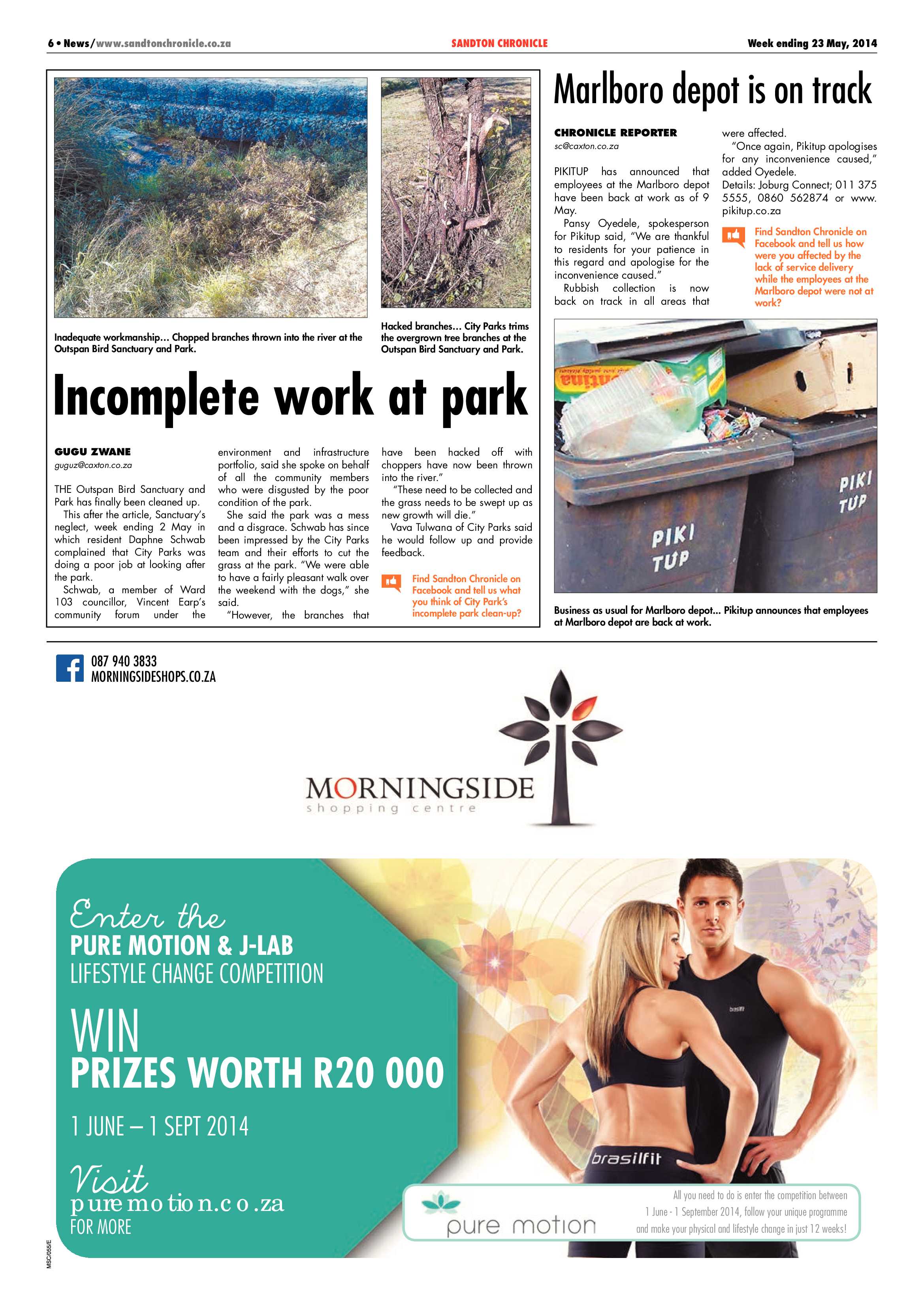 Sandton Chronicle 23 May 2014 page 6