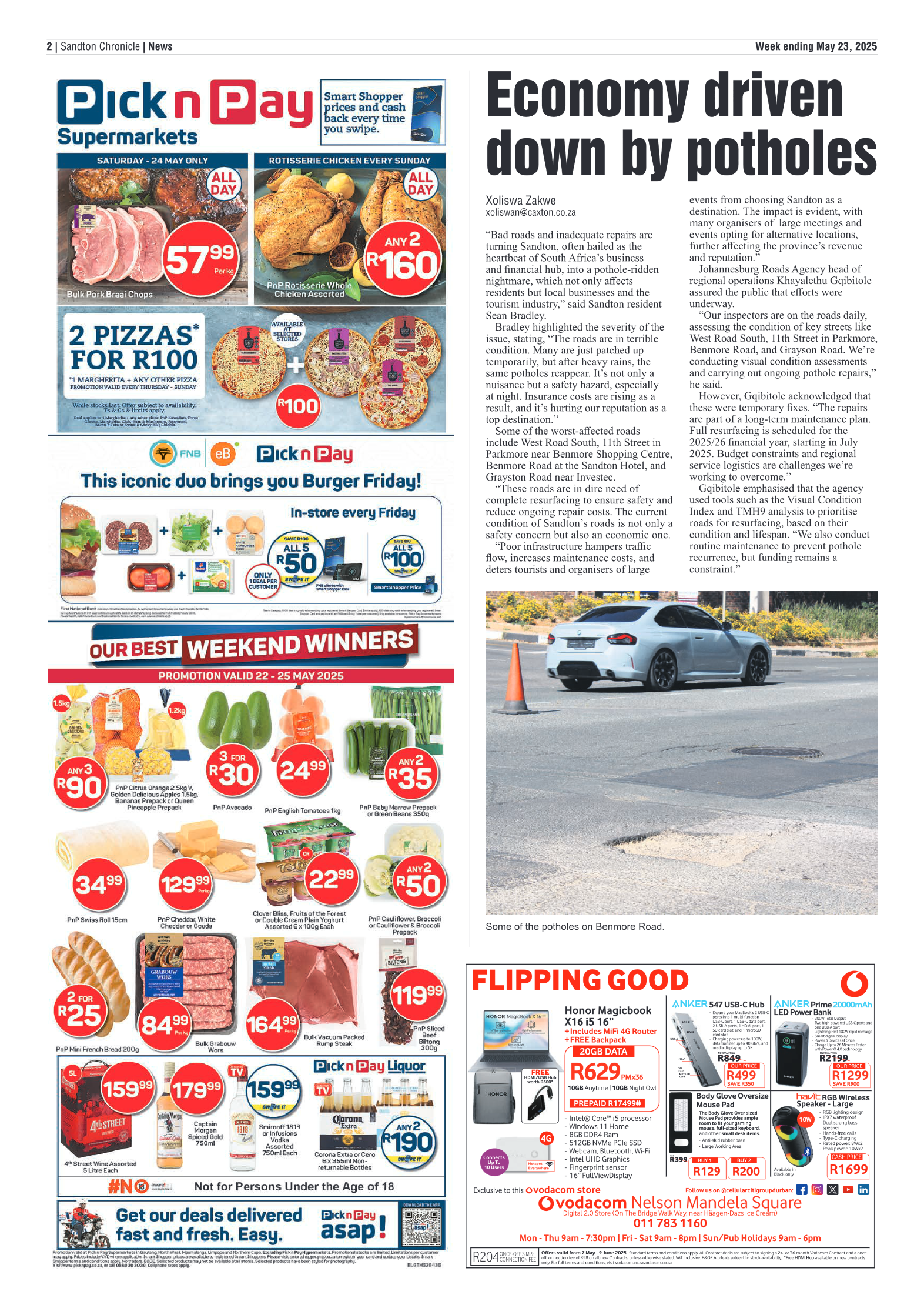 Sandton Chronicle 23 May 2025 page 2