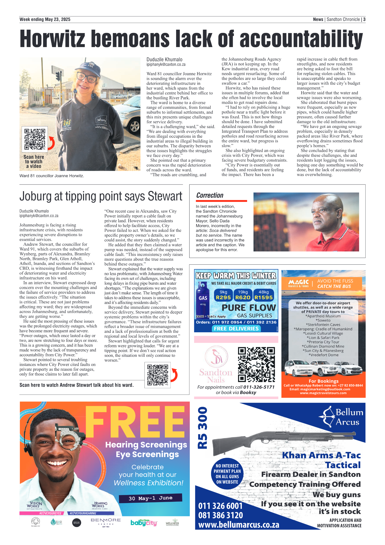 Sandton Chronicle 23 May 2025 page 3