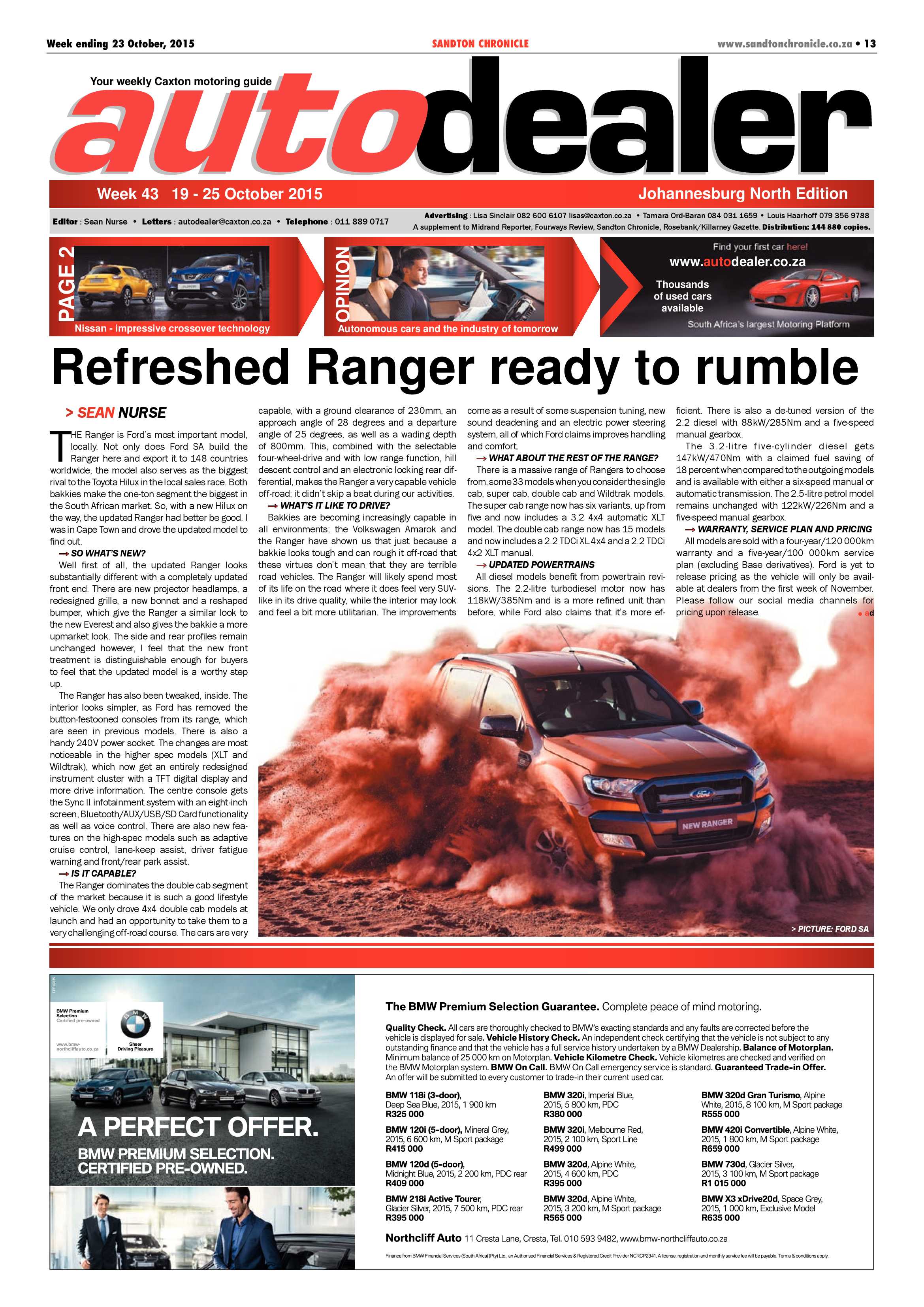 Sandton Chronicle 23 October 2015 page 13