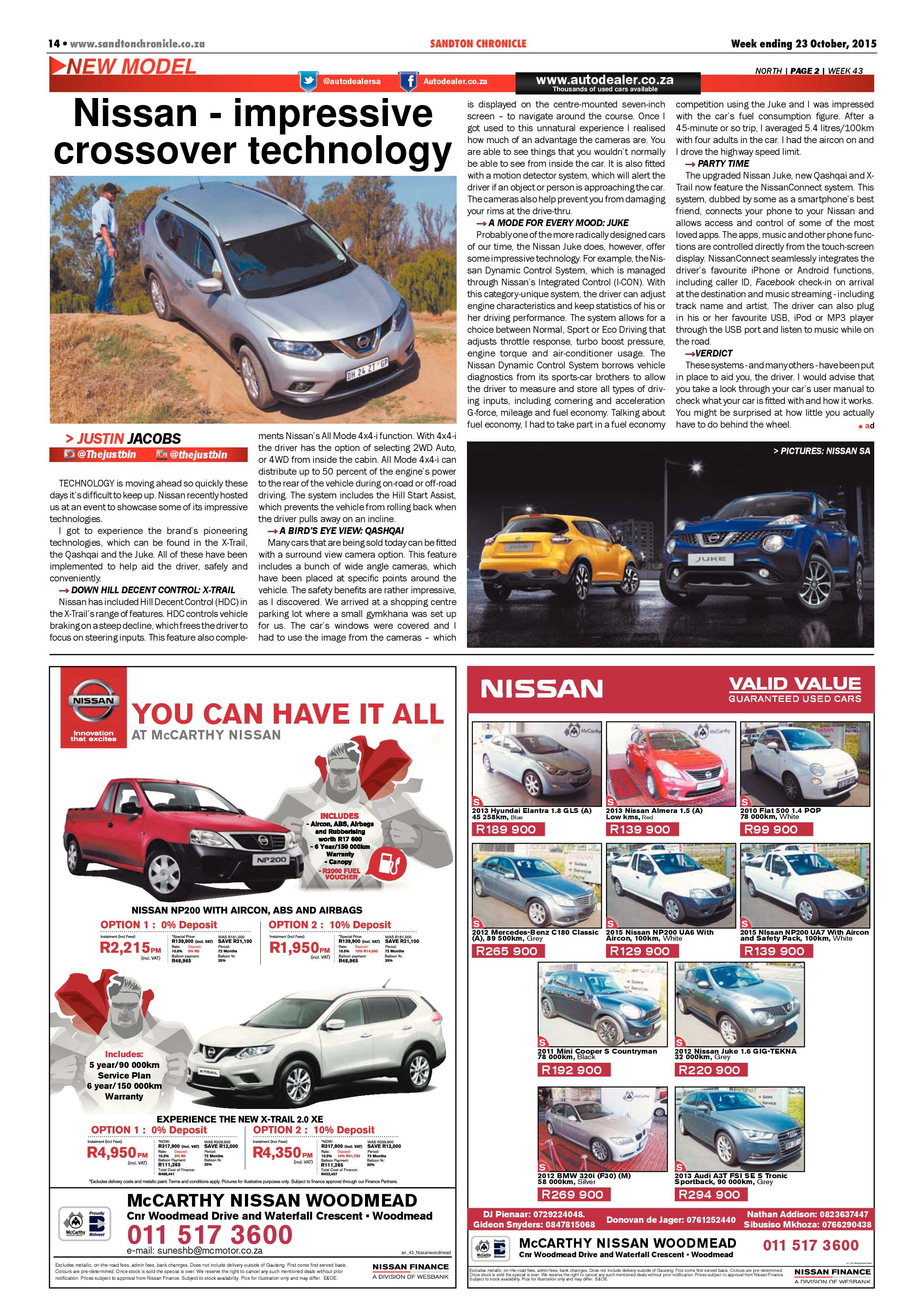 Sandton Chronicle 23 October 2015 page 14