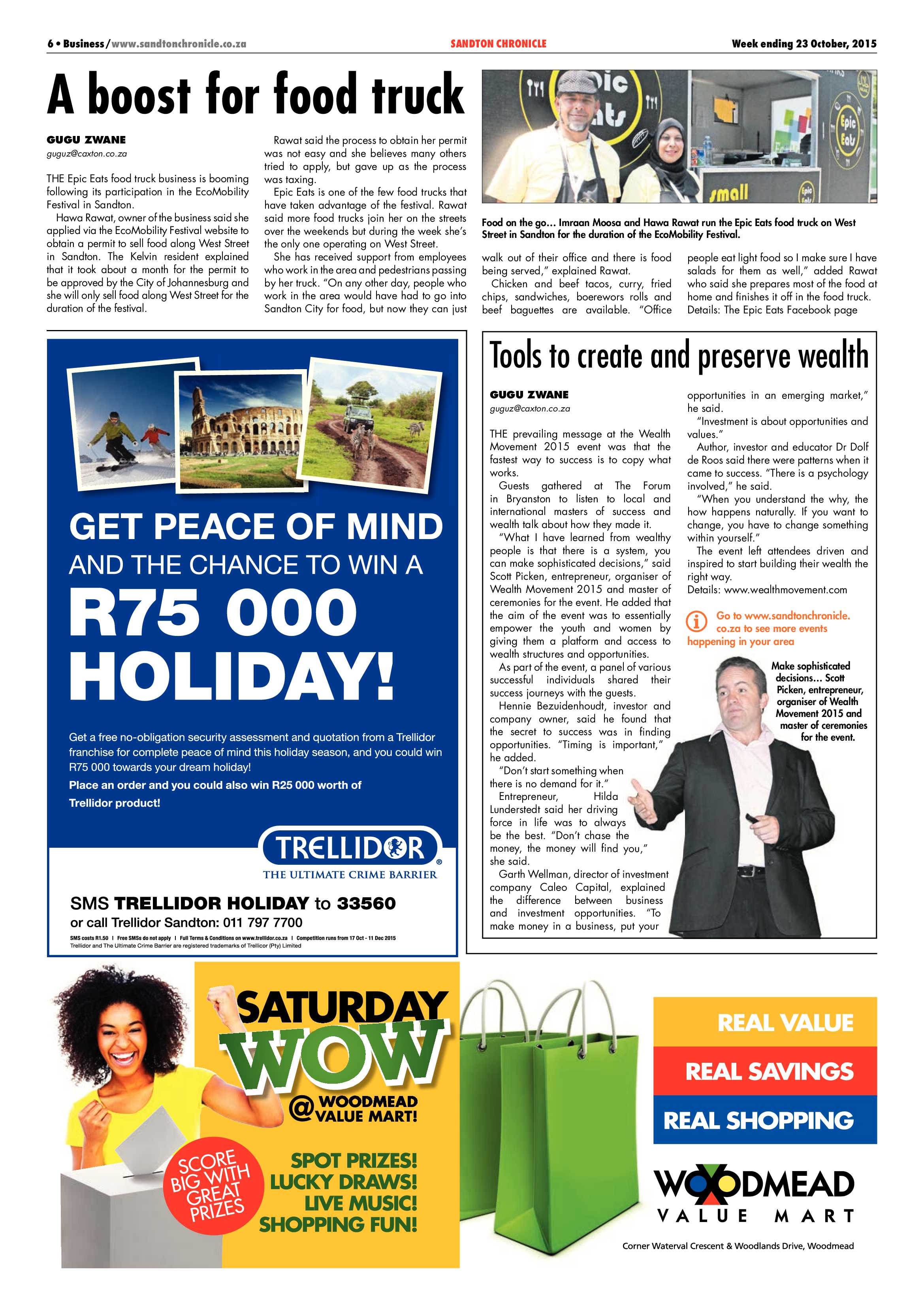 Sandton Chronicle 23 October 2015 page 6