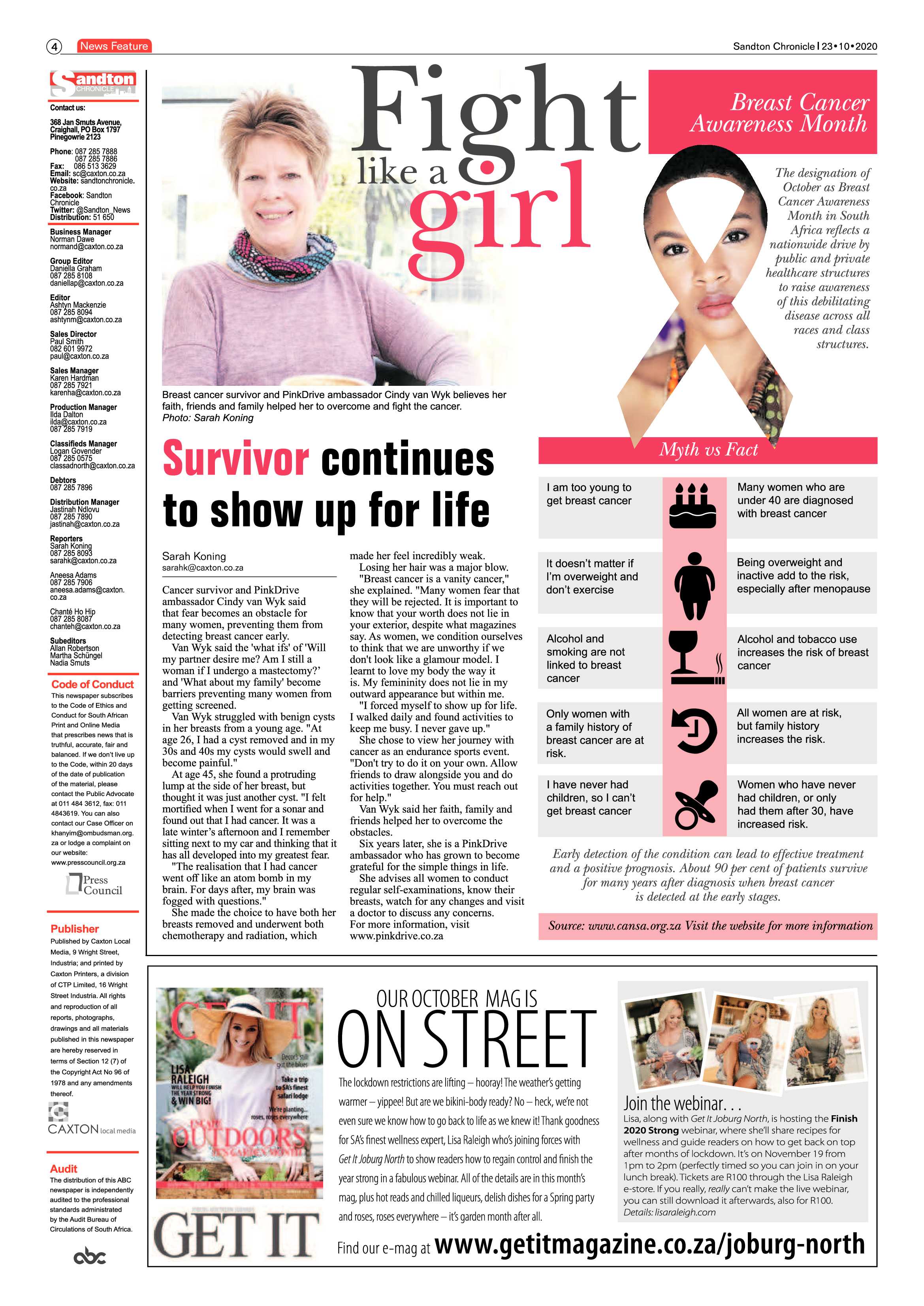 Sandton Chronicle 23 October 2020 page 4