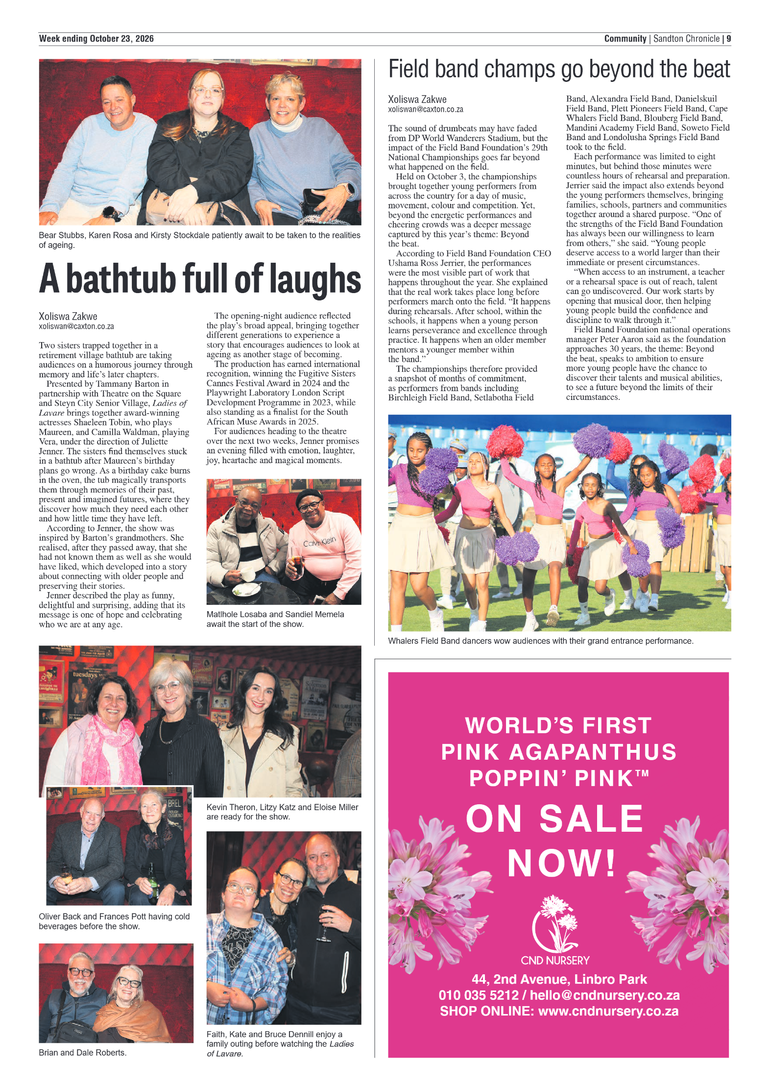 Sandton Chronicle 23 October 2026 page 9
