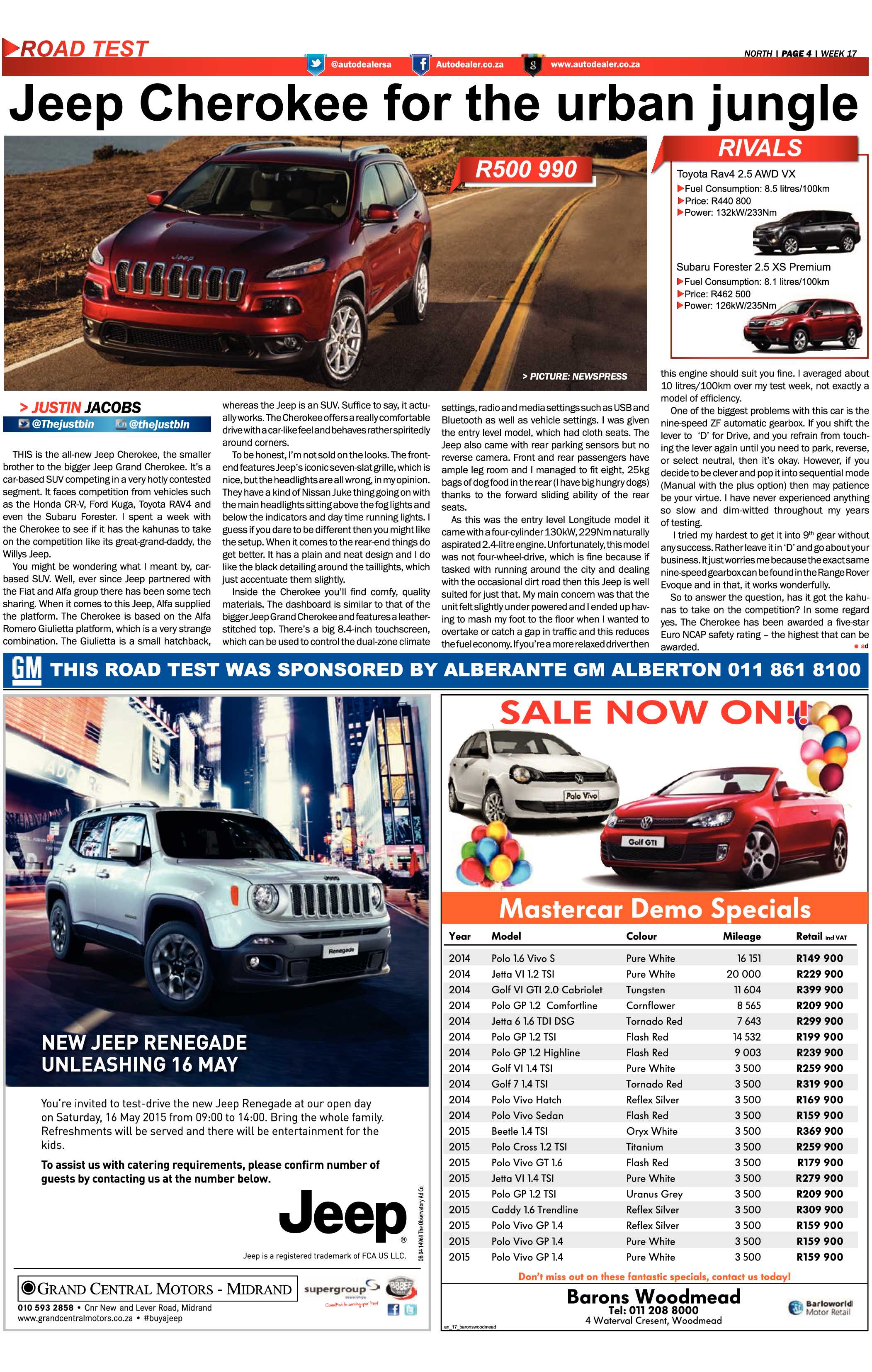 Sandton Chronicle 24 April 2015 page 18