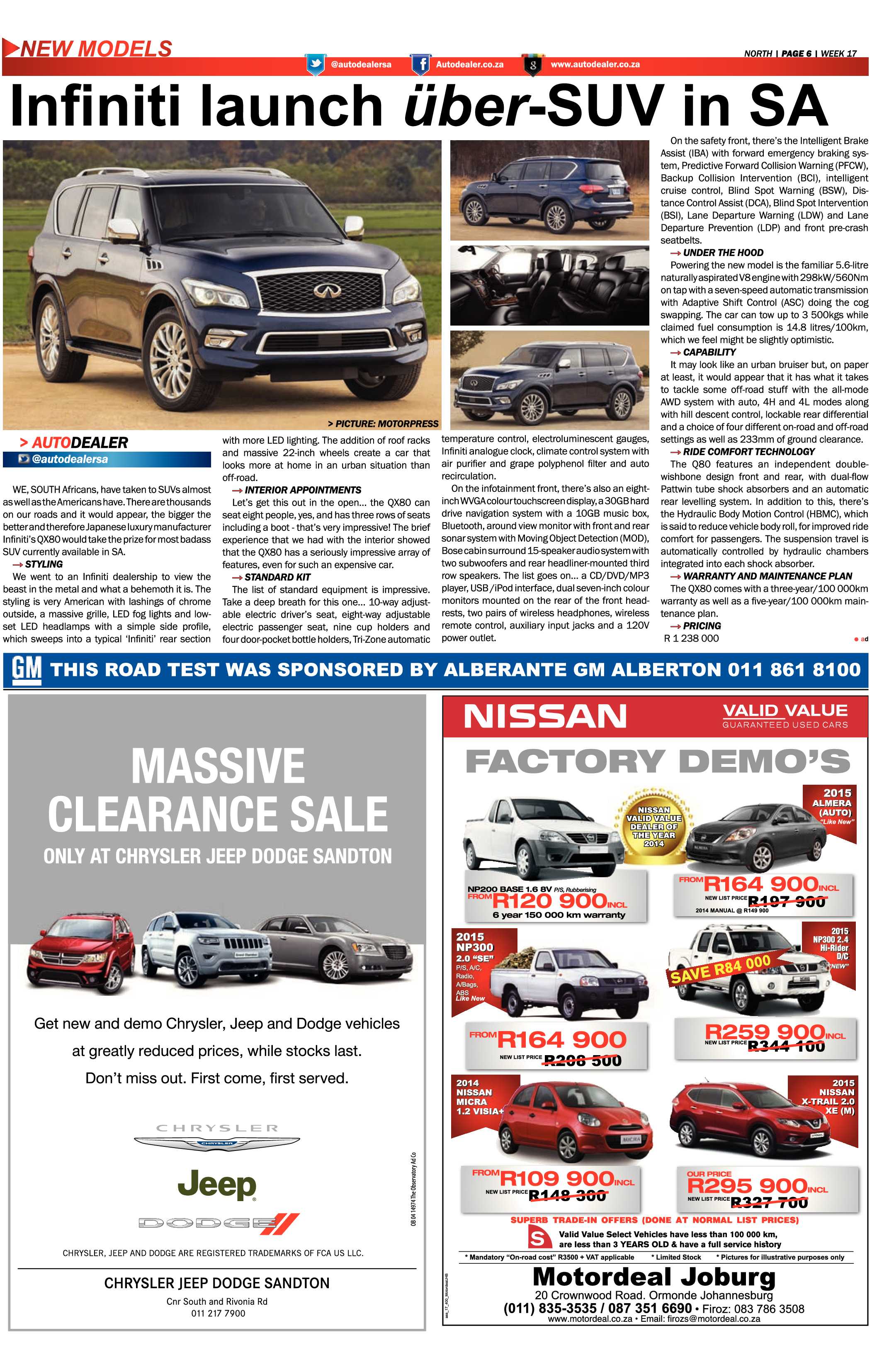 Sandton Chronicle 24 April 2015 page 20
