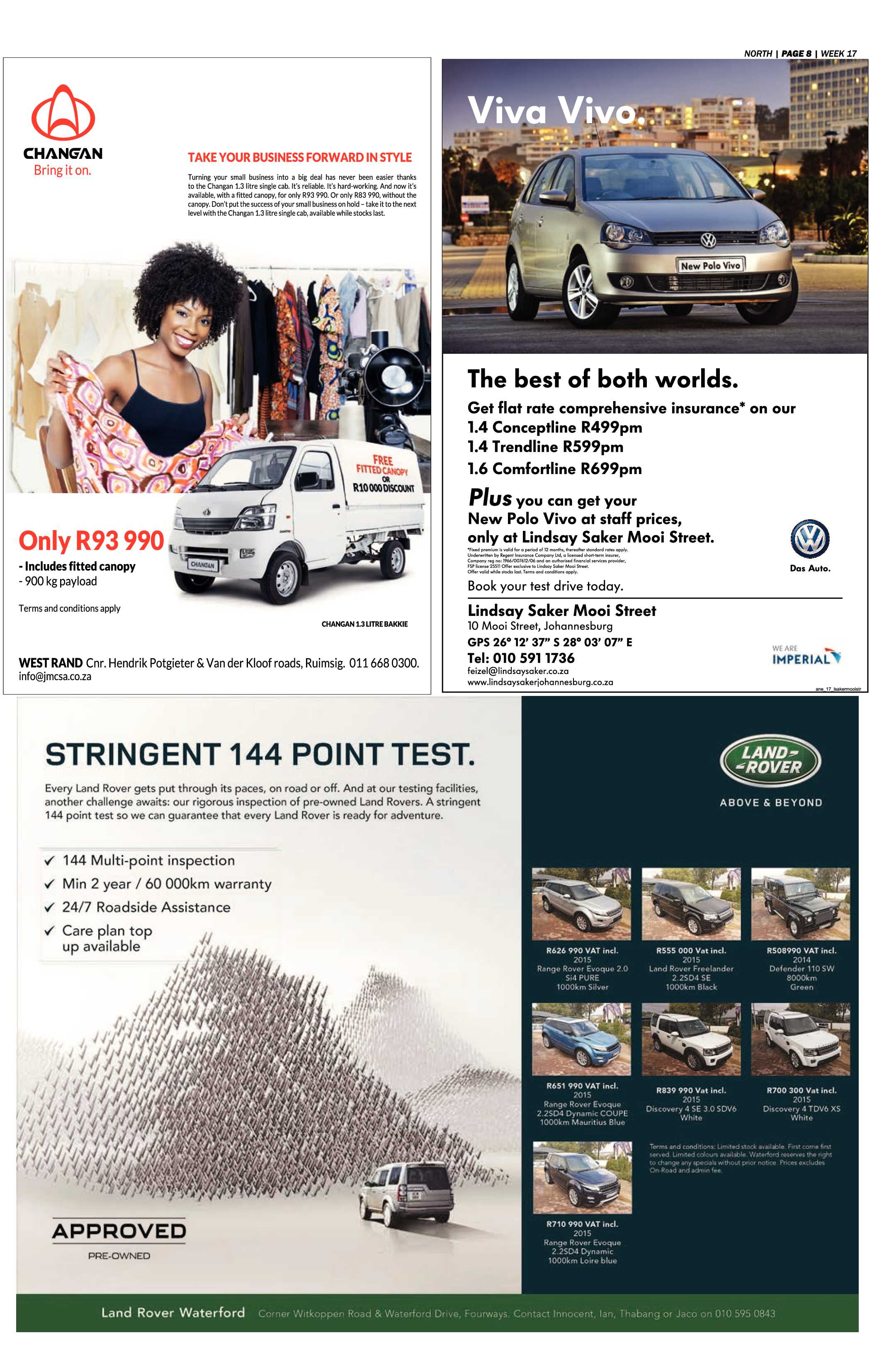 Sandton Chronicle 24 April 2015 page 22