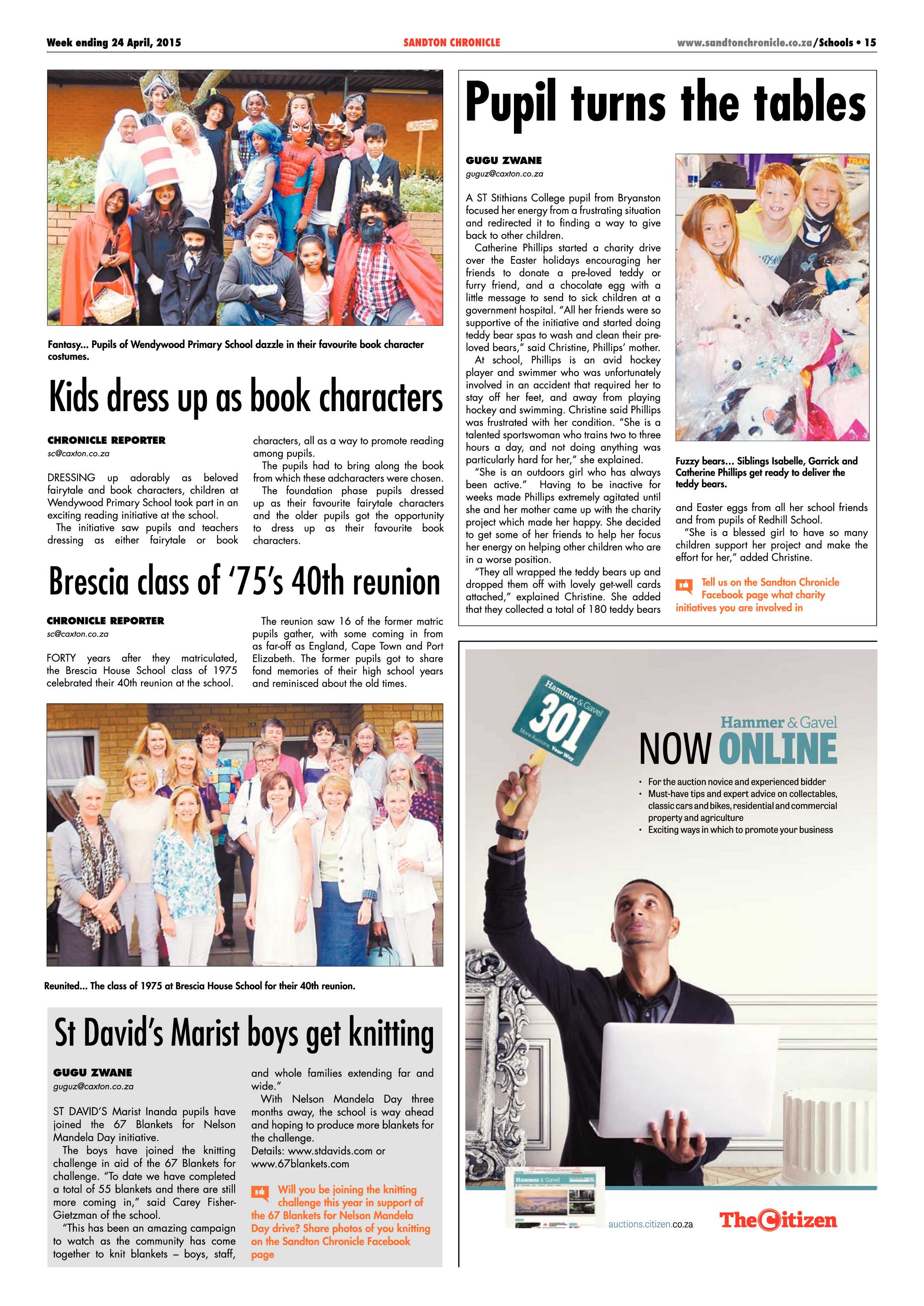 Sandton Chronicle 24 April 2015 page 27