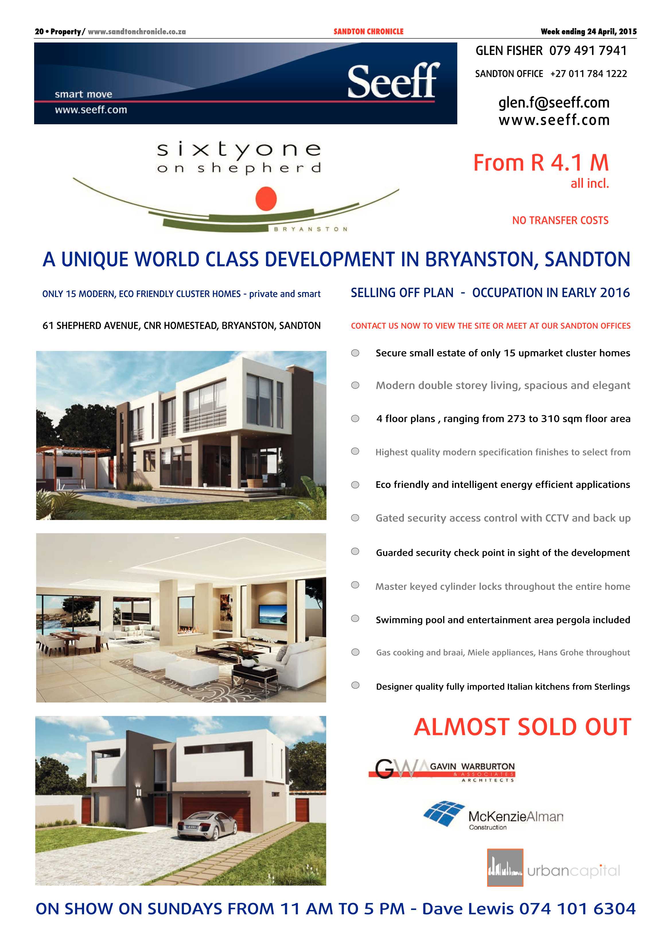 Sandton Chronicle 24 April 2015 page 32