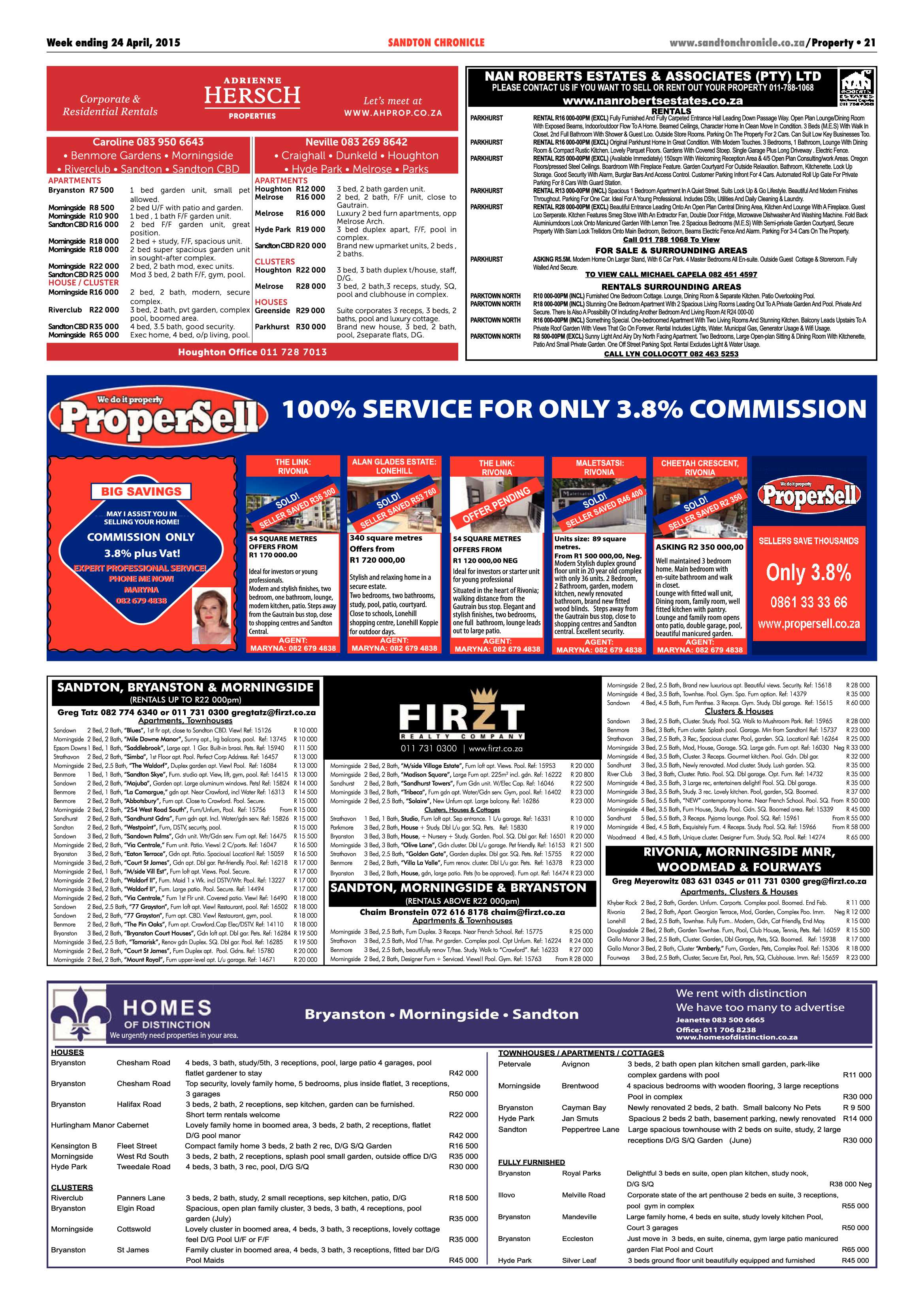 Sandton Chronicle 24 April 2015 page 33