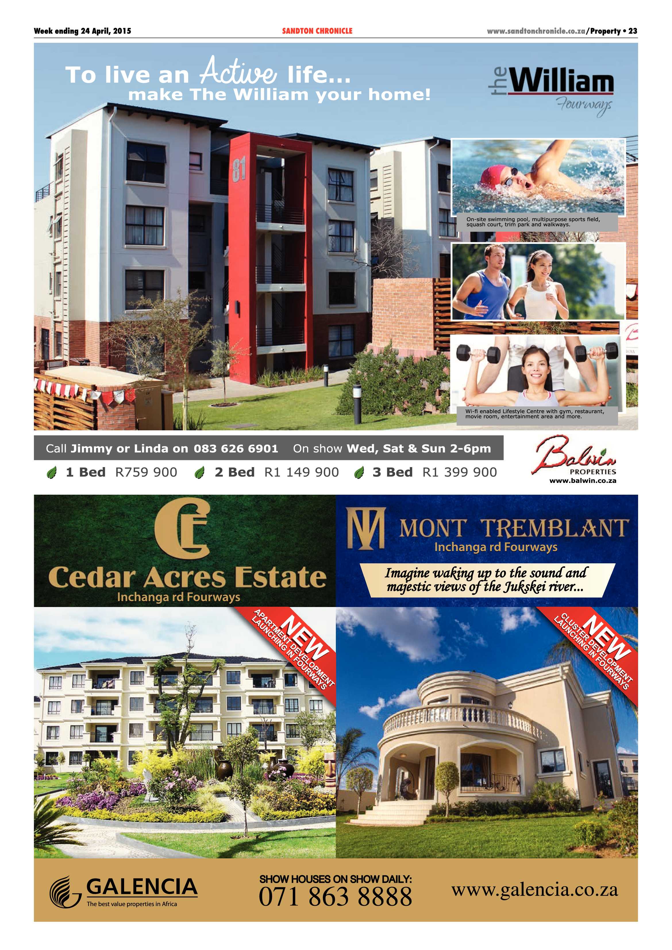 Sandton Chronicle 24 April 2015 page 35
