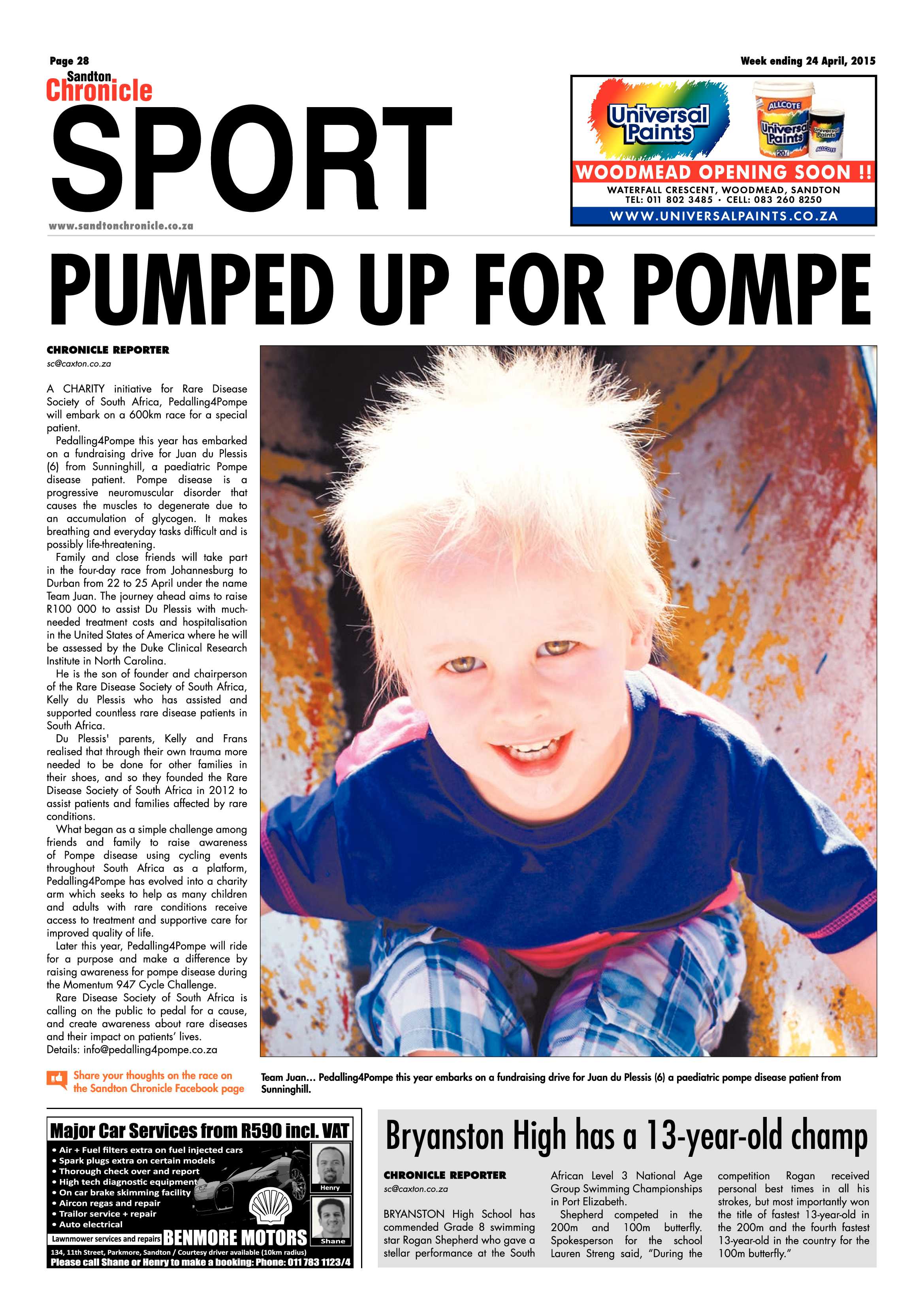 Sandton Chronicle 24 April 2015 page 40