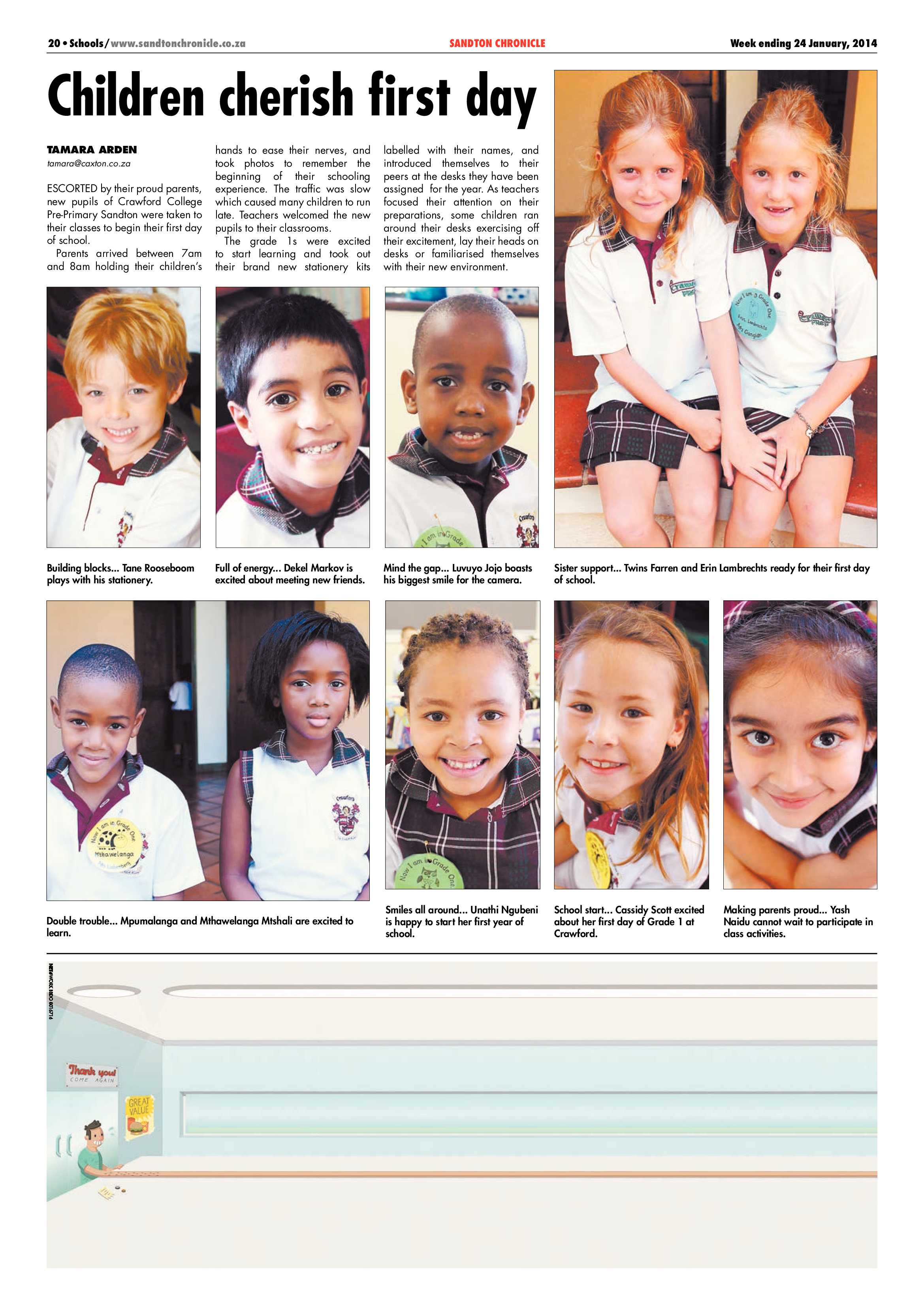 Sandton Chronicle 24 January 2014 page 20
