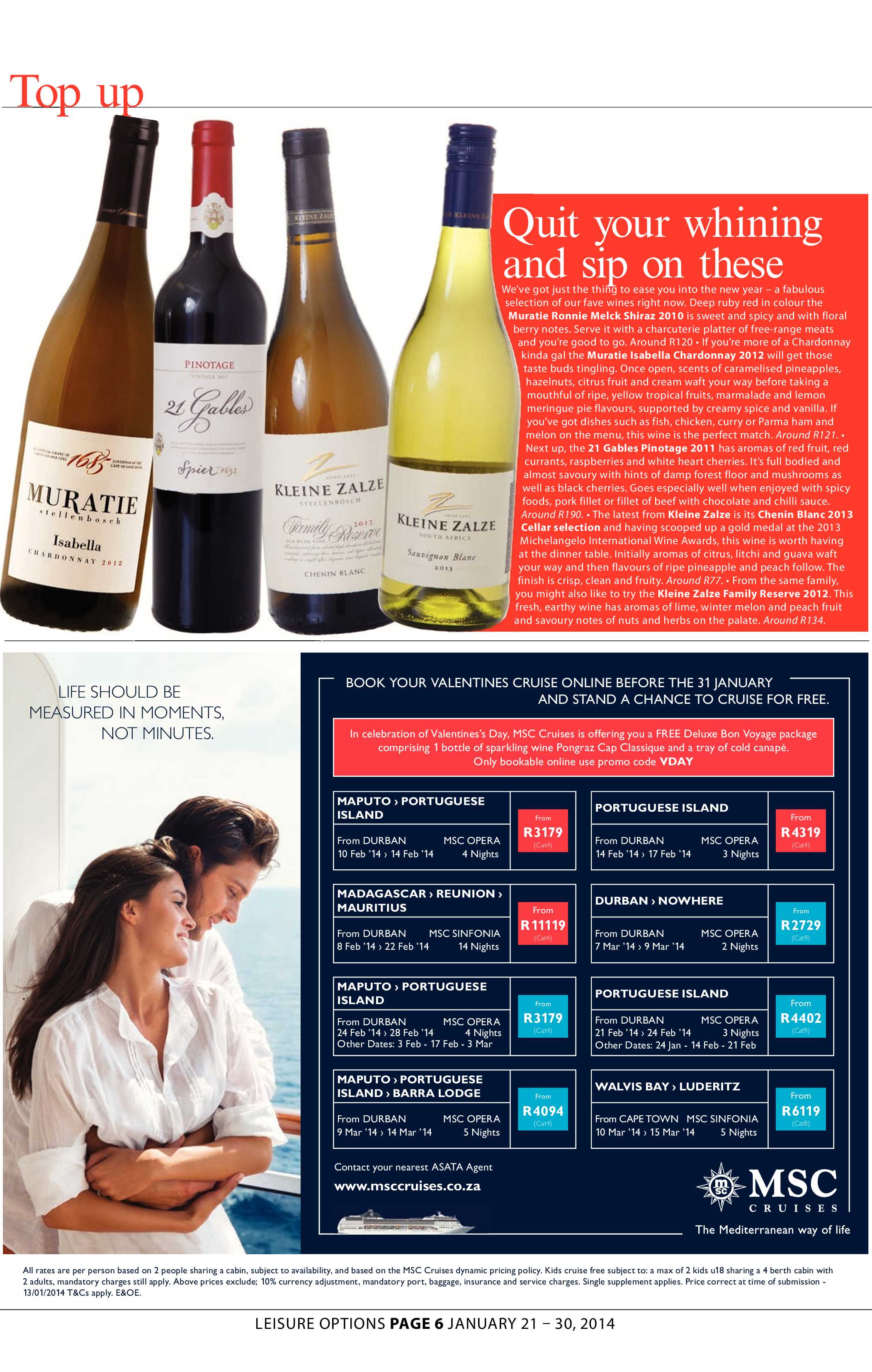 Sandton Chronicle 24 January 2014 page 26