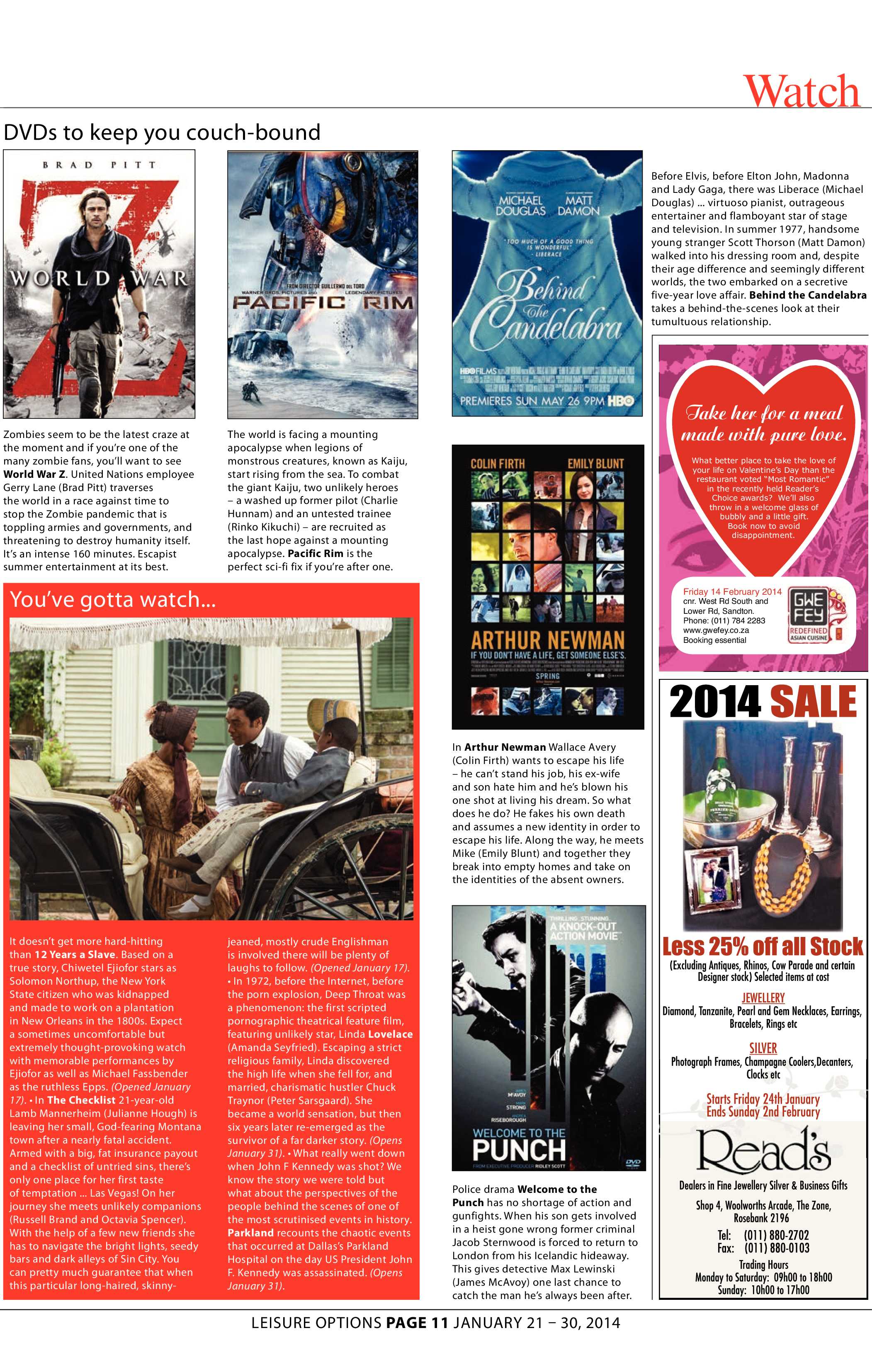 Sandton Chronicle 24 January 2014 page 31