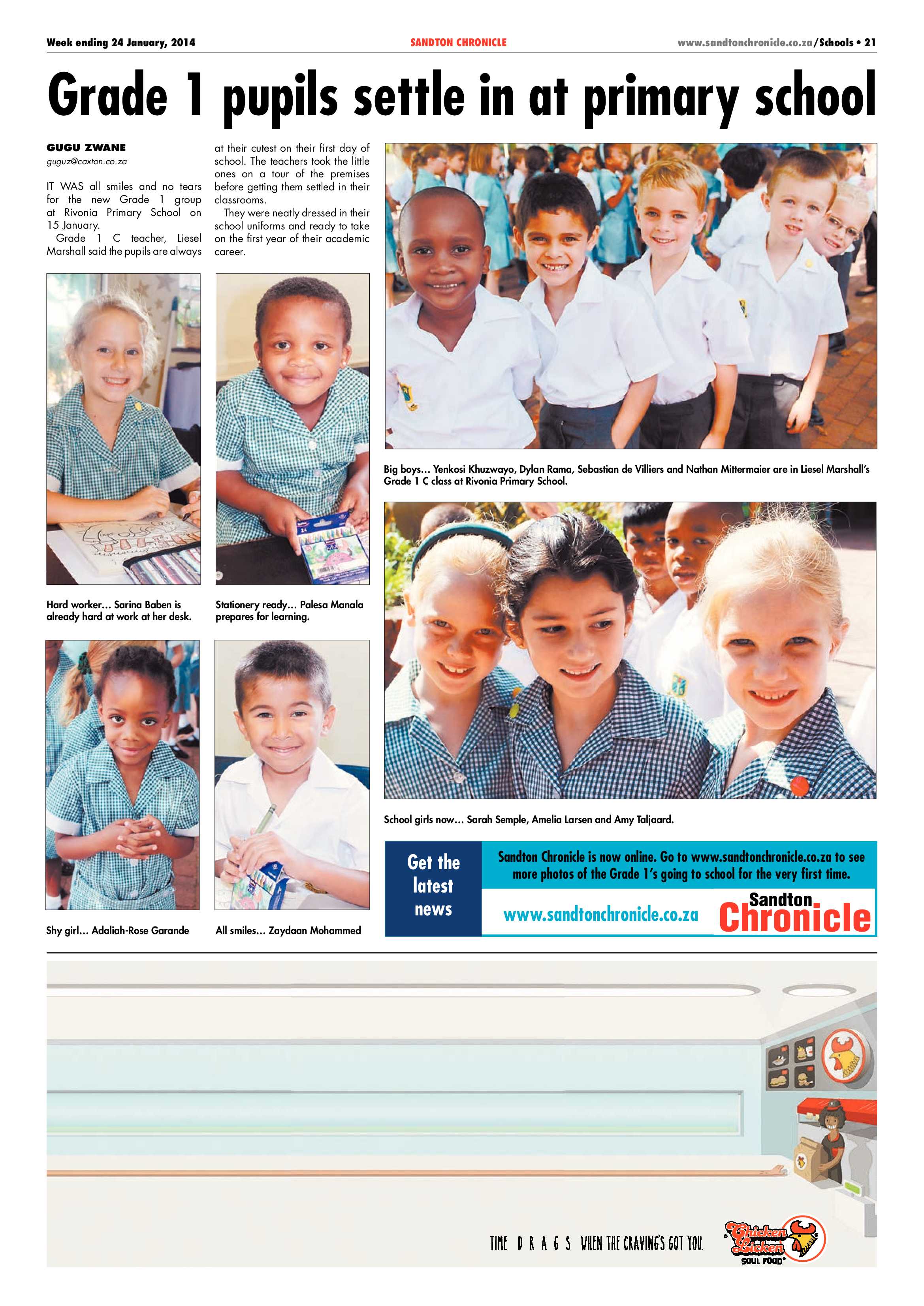 Sandton Chronicle 24 January 2014 page 33