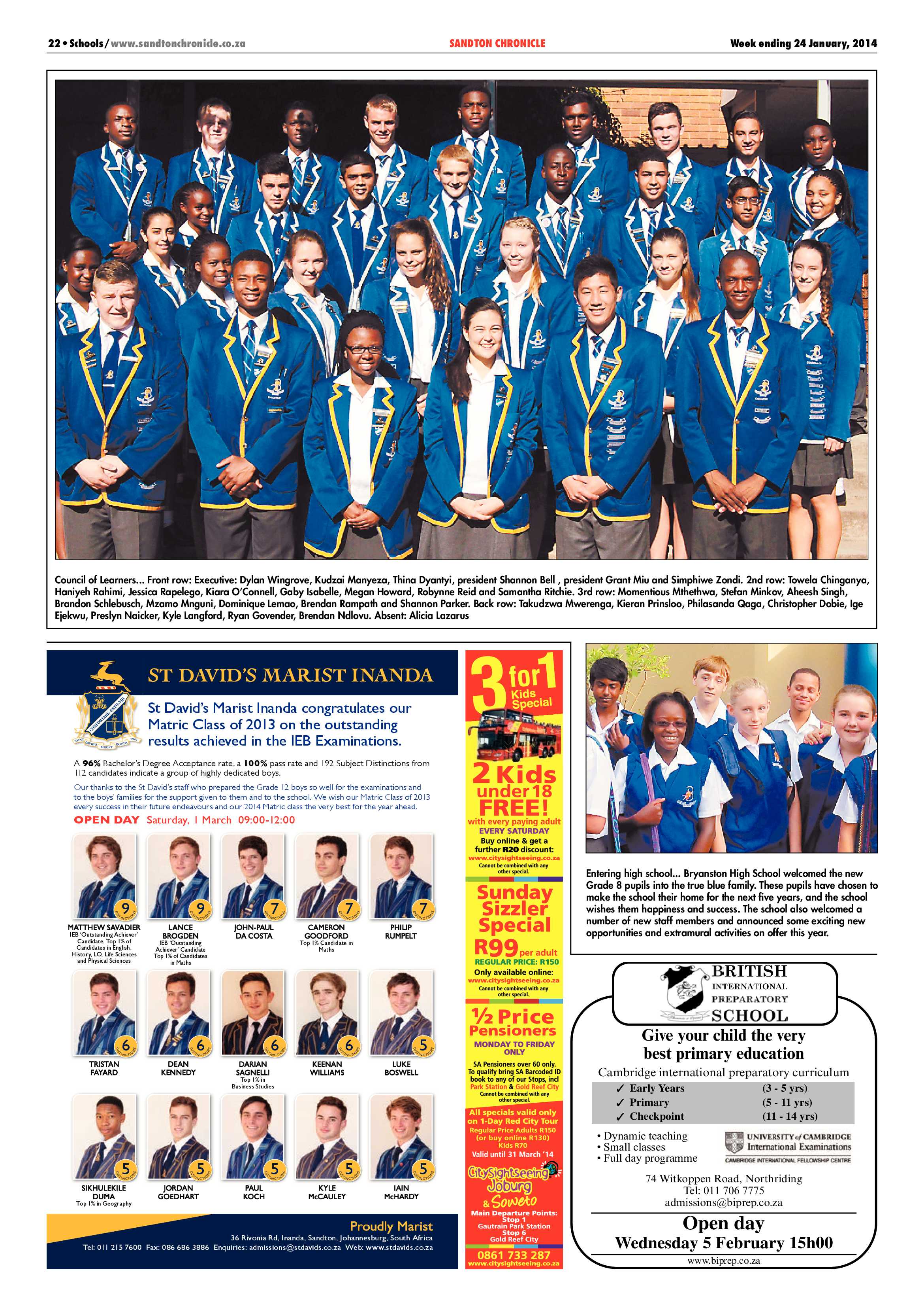 Sandton Chronicle 24 January 2014 page 34