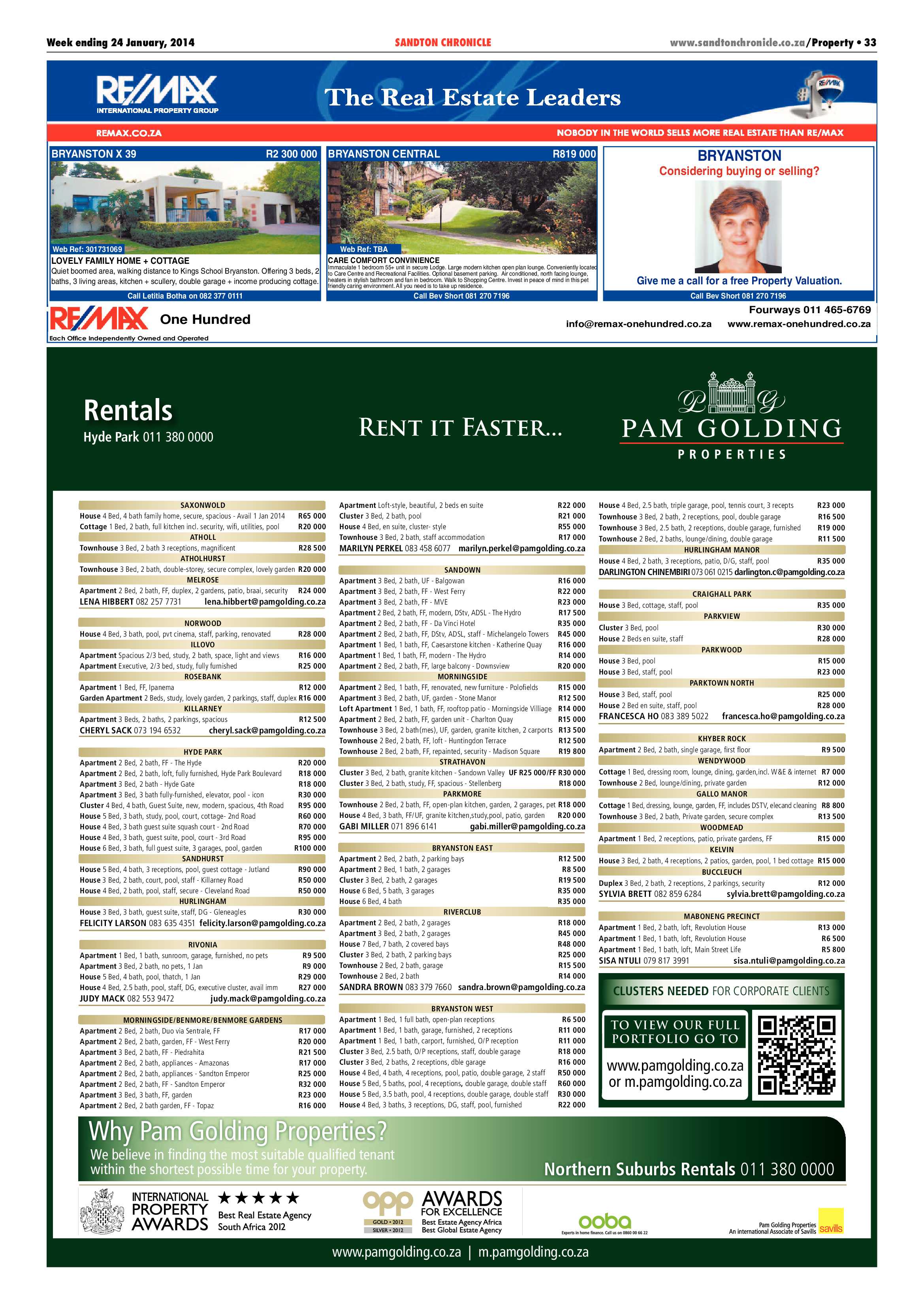 Sandton Chronicle 24 January 2014 page 45