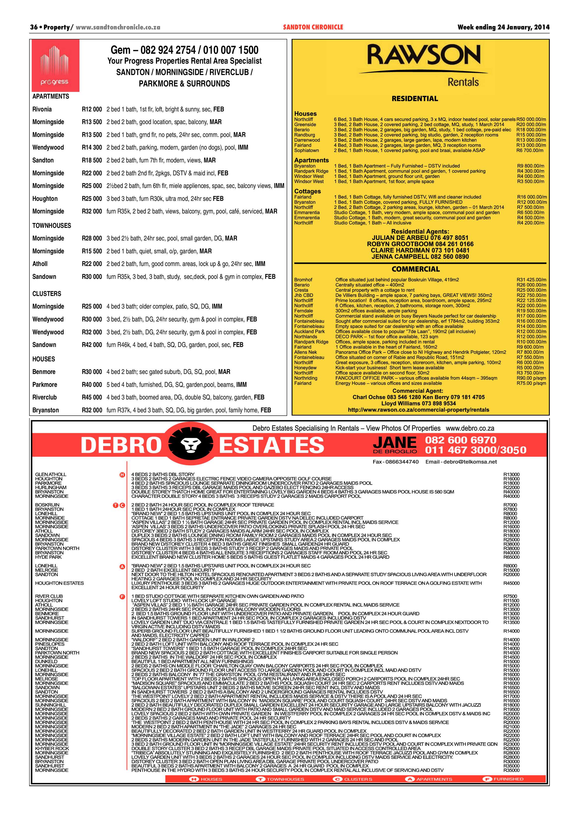 Sandton Chronicle 24 January 2014 page 48