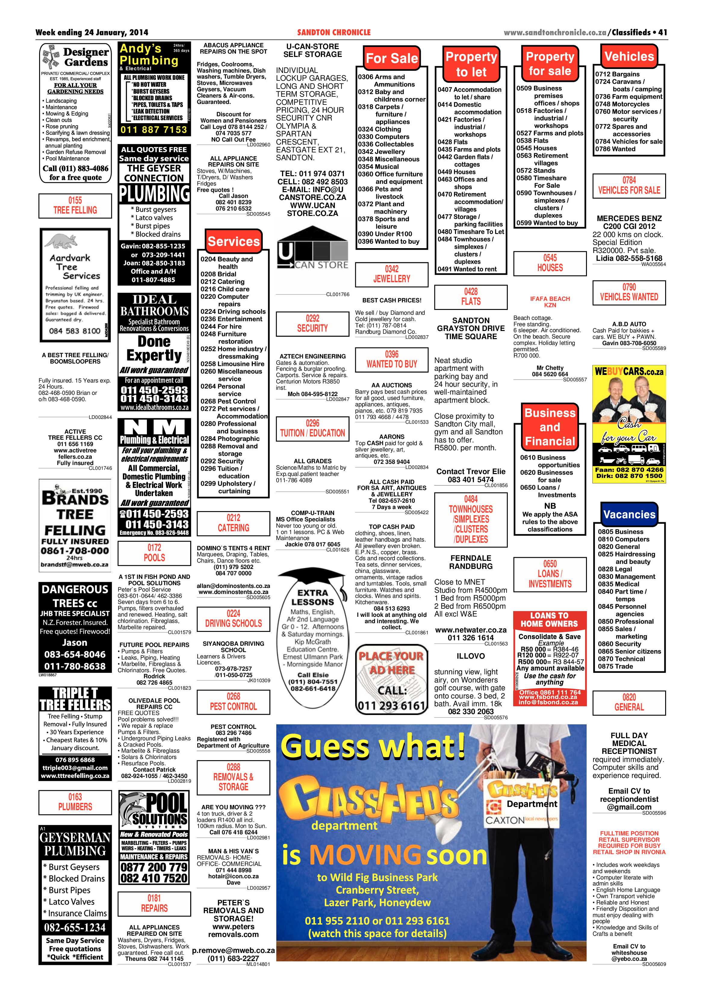 Sandton Chronicle 24 January 2014 page 53