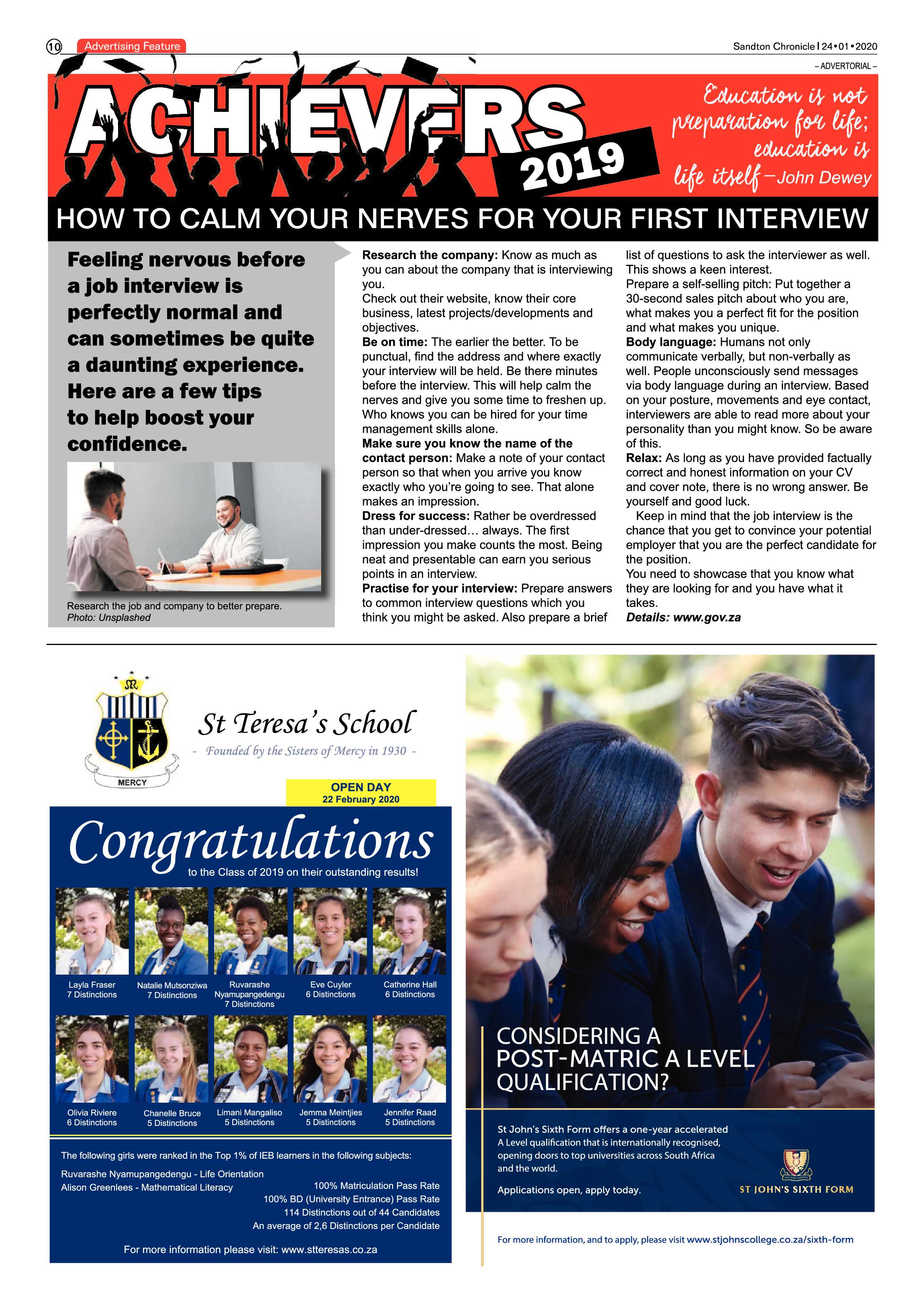Sandton chronicle 24 January 2020 page 10