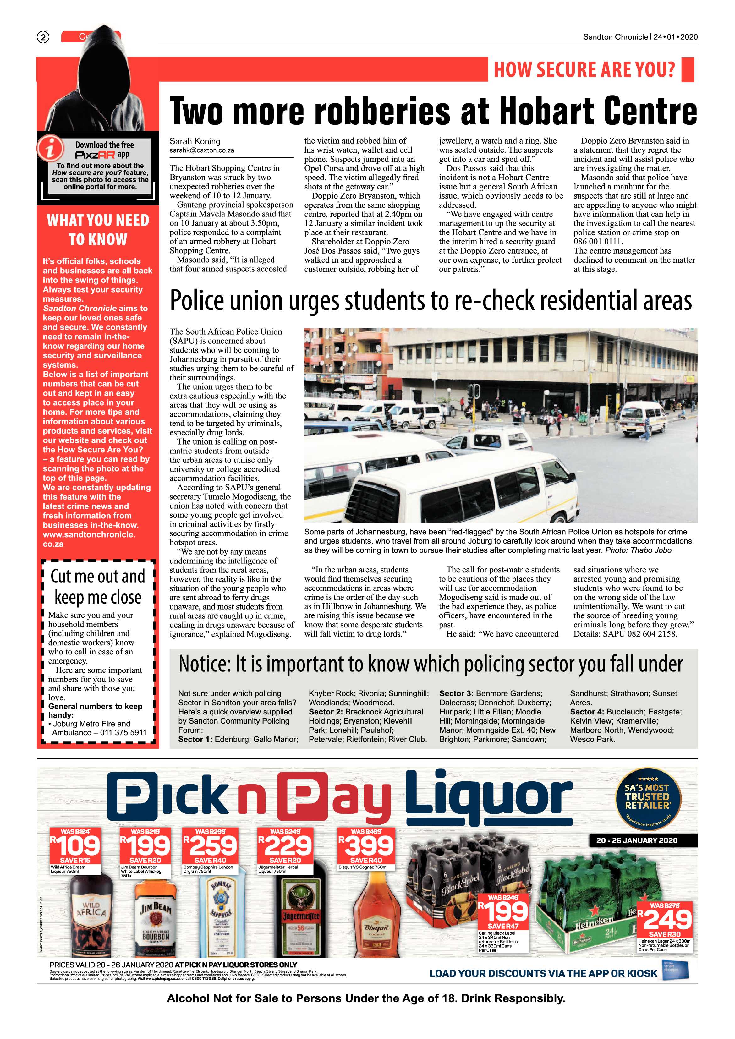 Sandton chronicle 24 January 2020 page 2