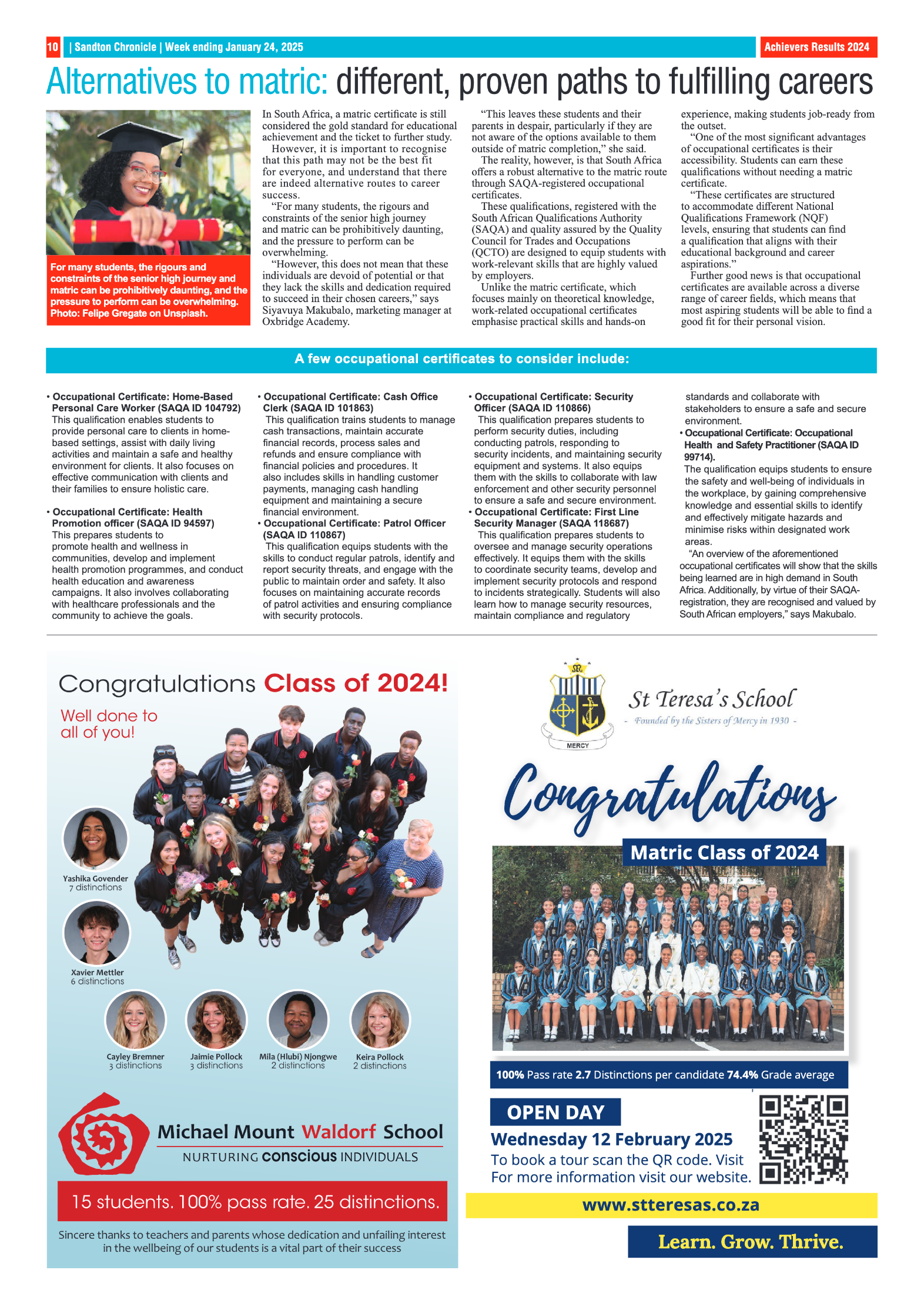 Sandton Chronicle 24 January 2025 page 10