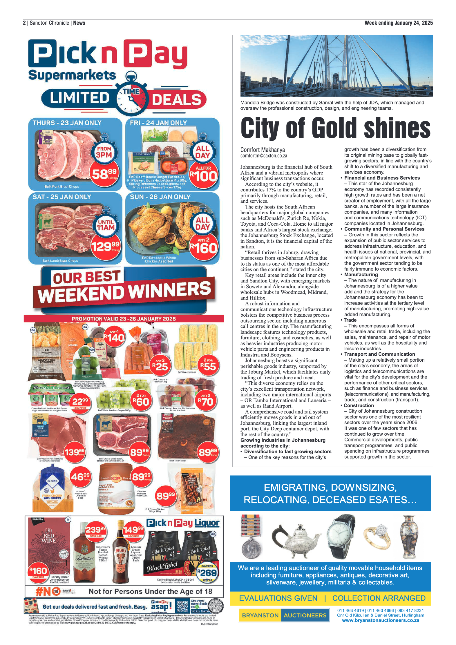 Sandton Chronicle 24 January 2025 page 2