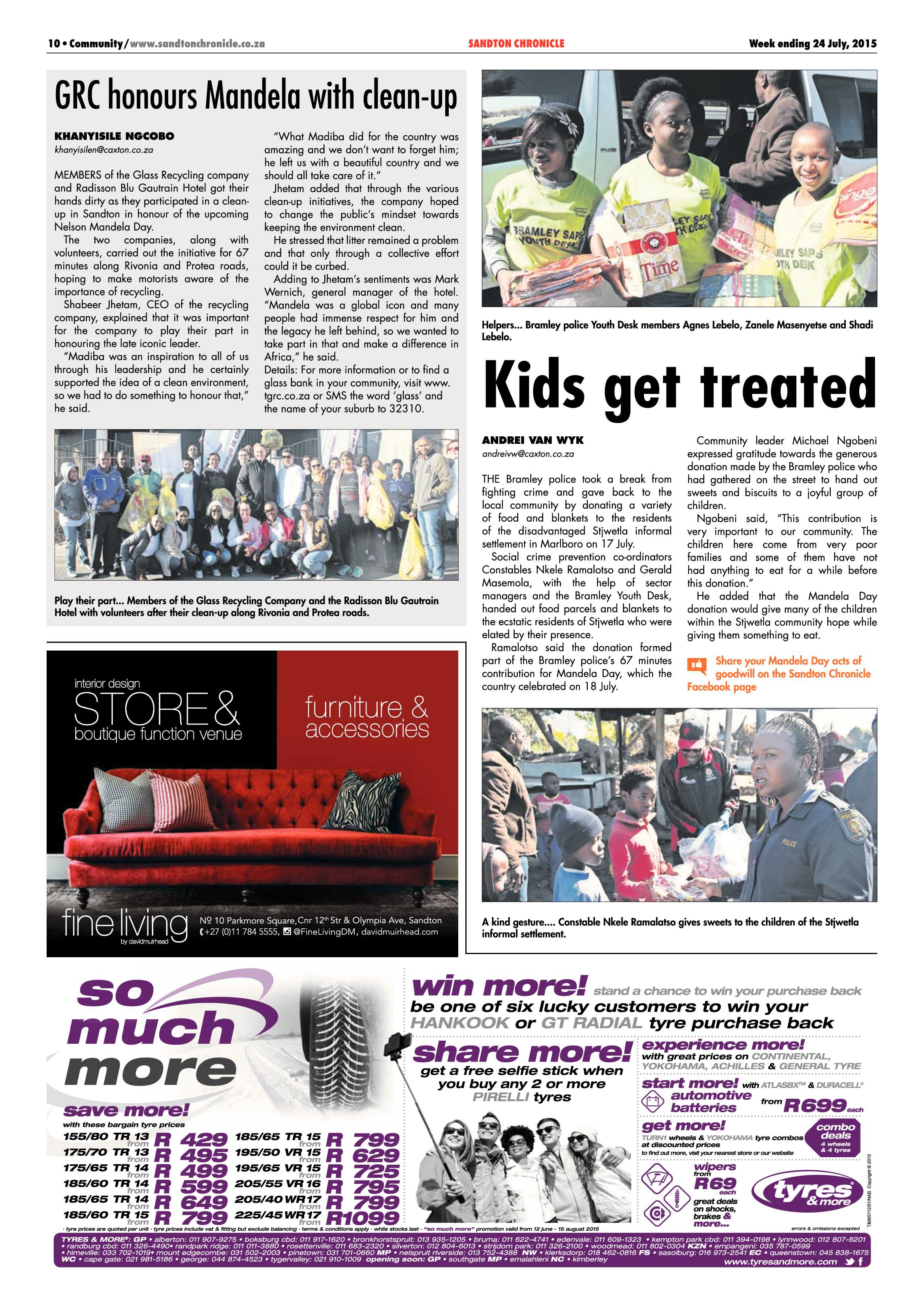 Sandton Chronicle 24 July 2015 page 10