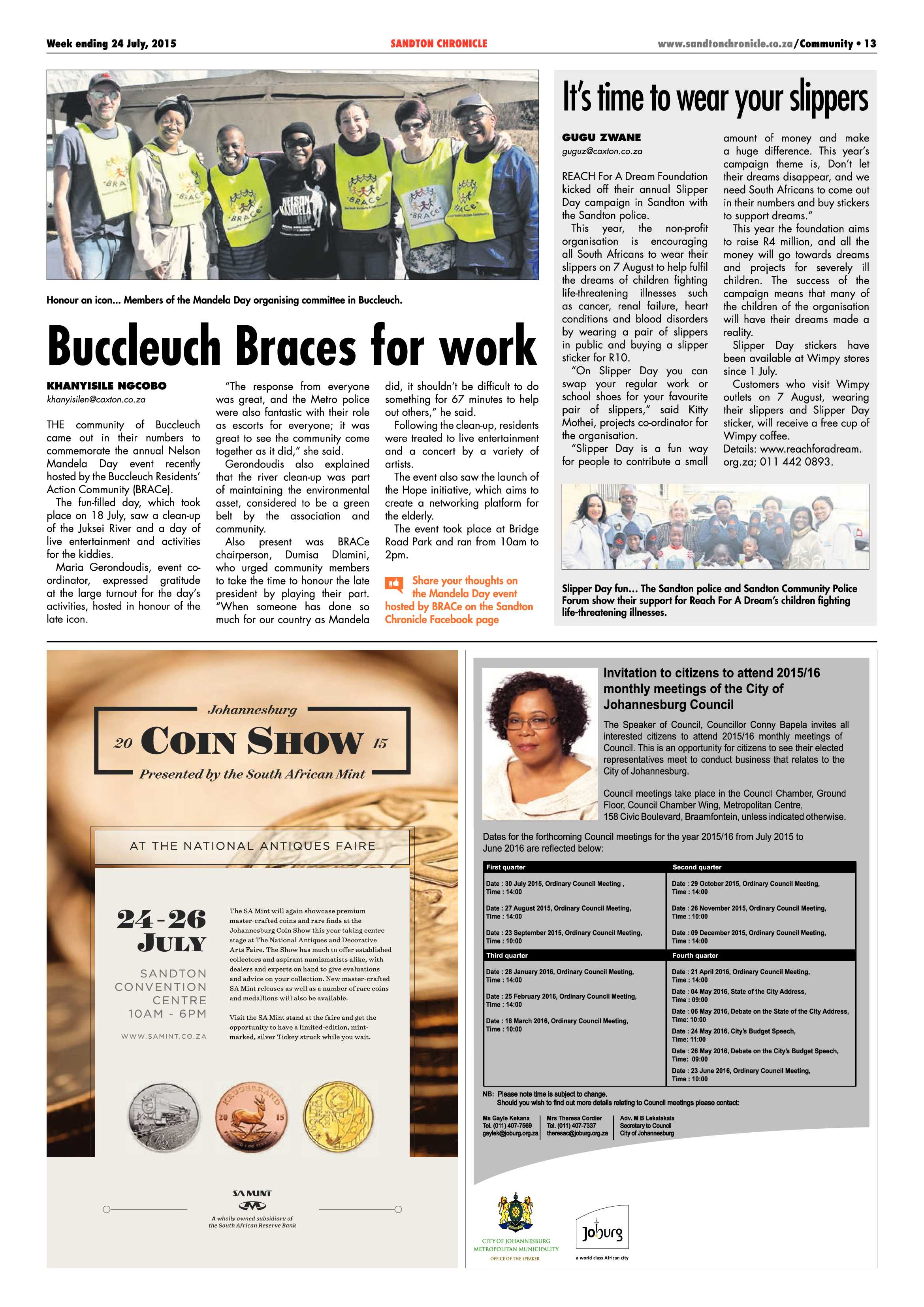 Sandton Chronicle 24 July 2015 page 13