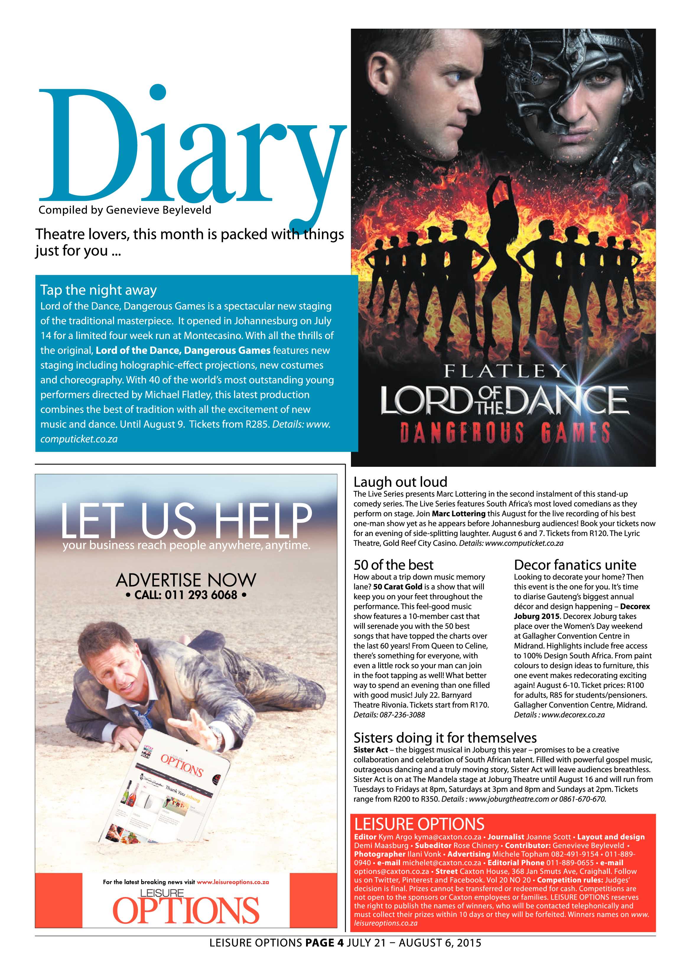 Sandton Chronicle 24 July 2015 page 18