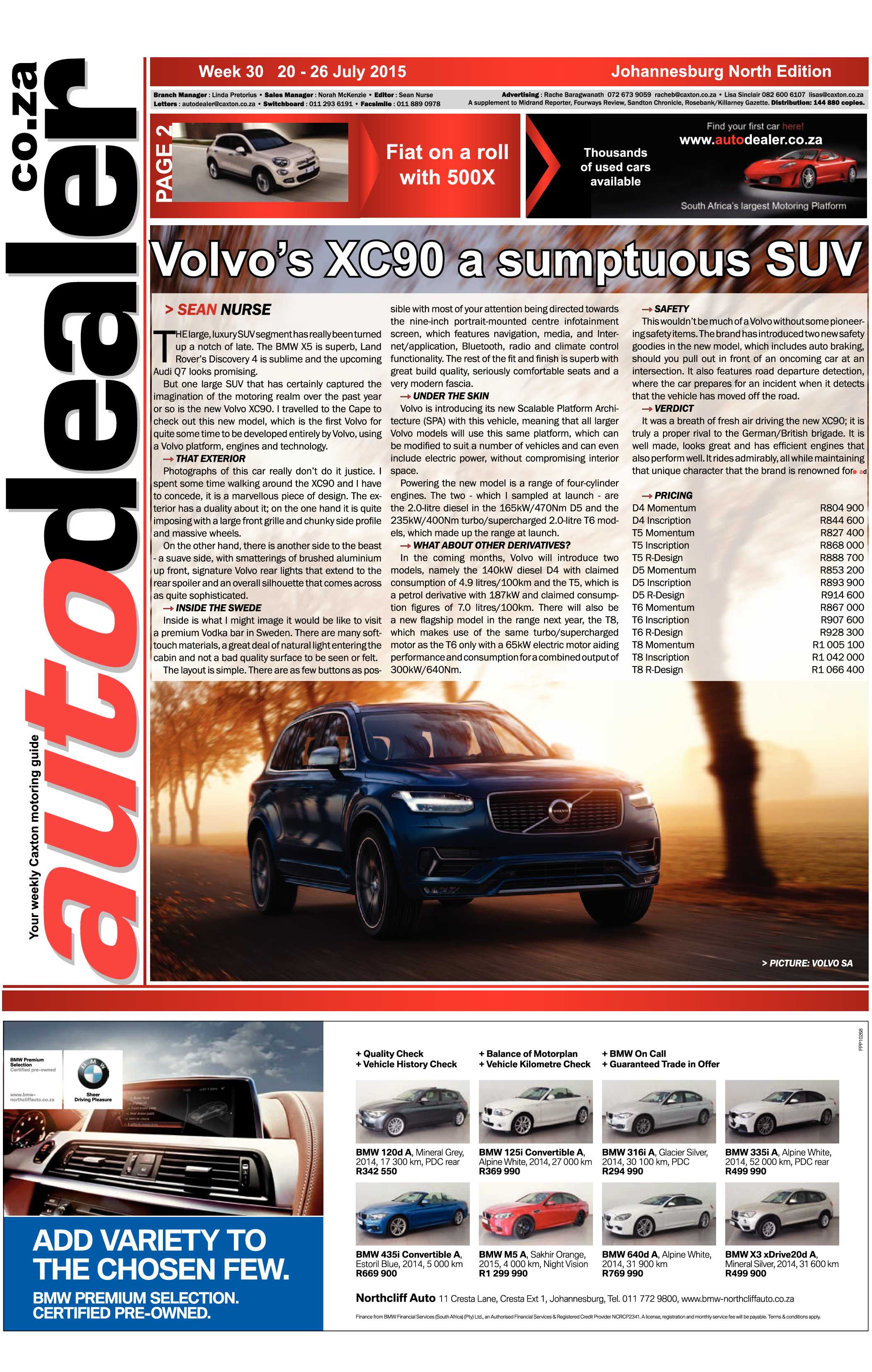 Sandton Chronicle 24 July 2015 page 21