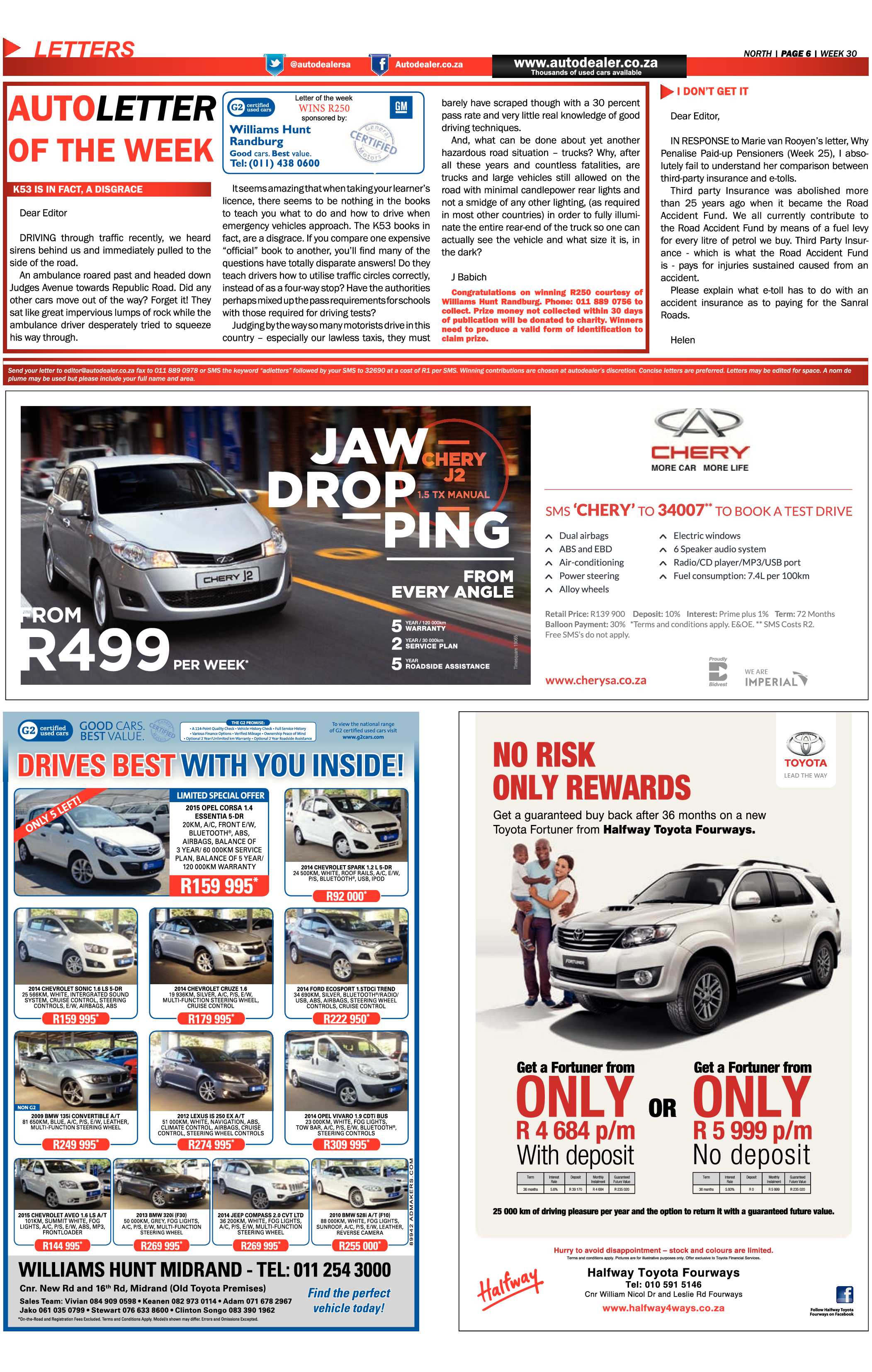 Sandton Chronicle 24 July 2015 page 26