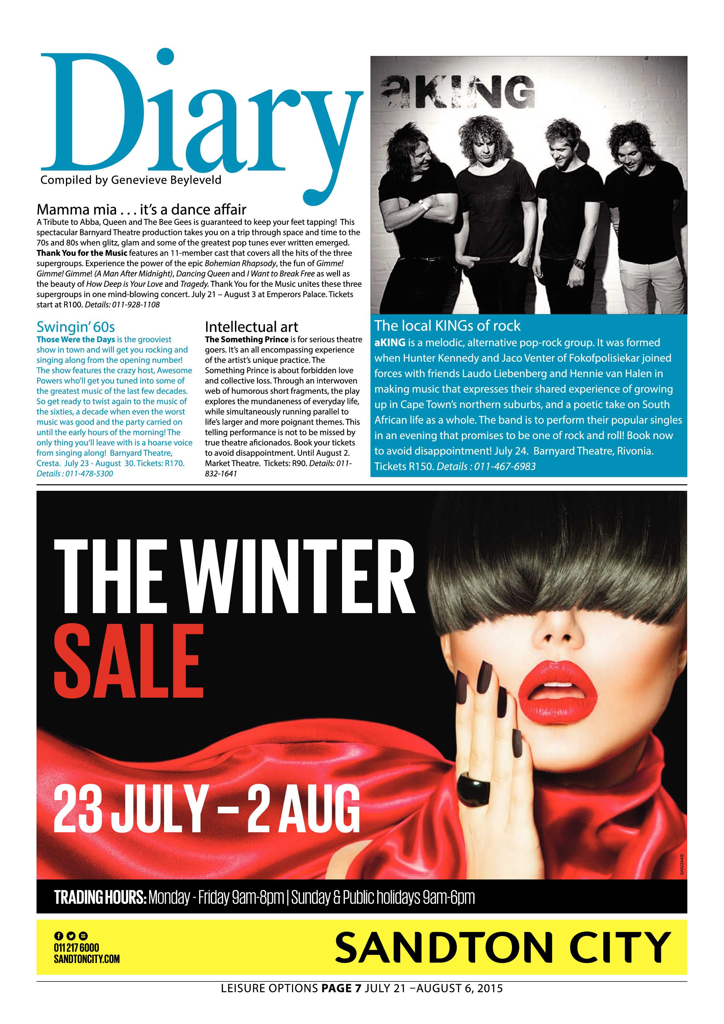 Sandton Chronicle 24 July 2015 page 29