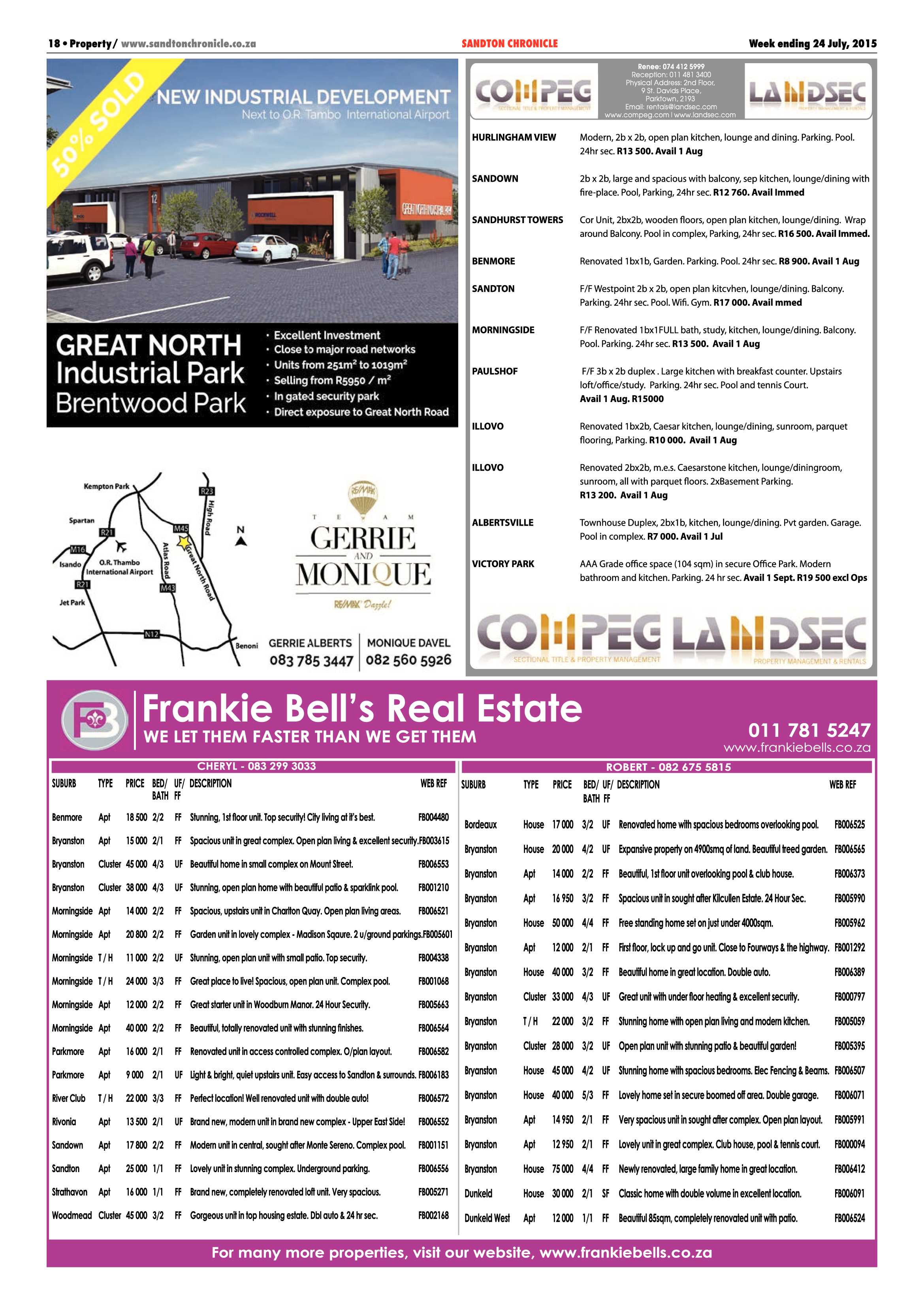 Sandton Chronicle 24 July 2015 page 38